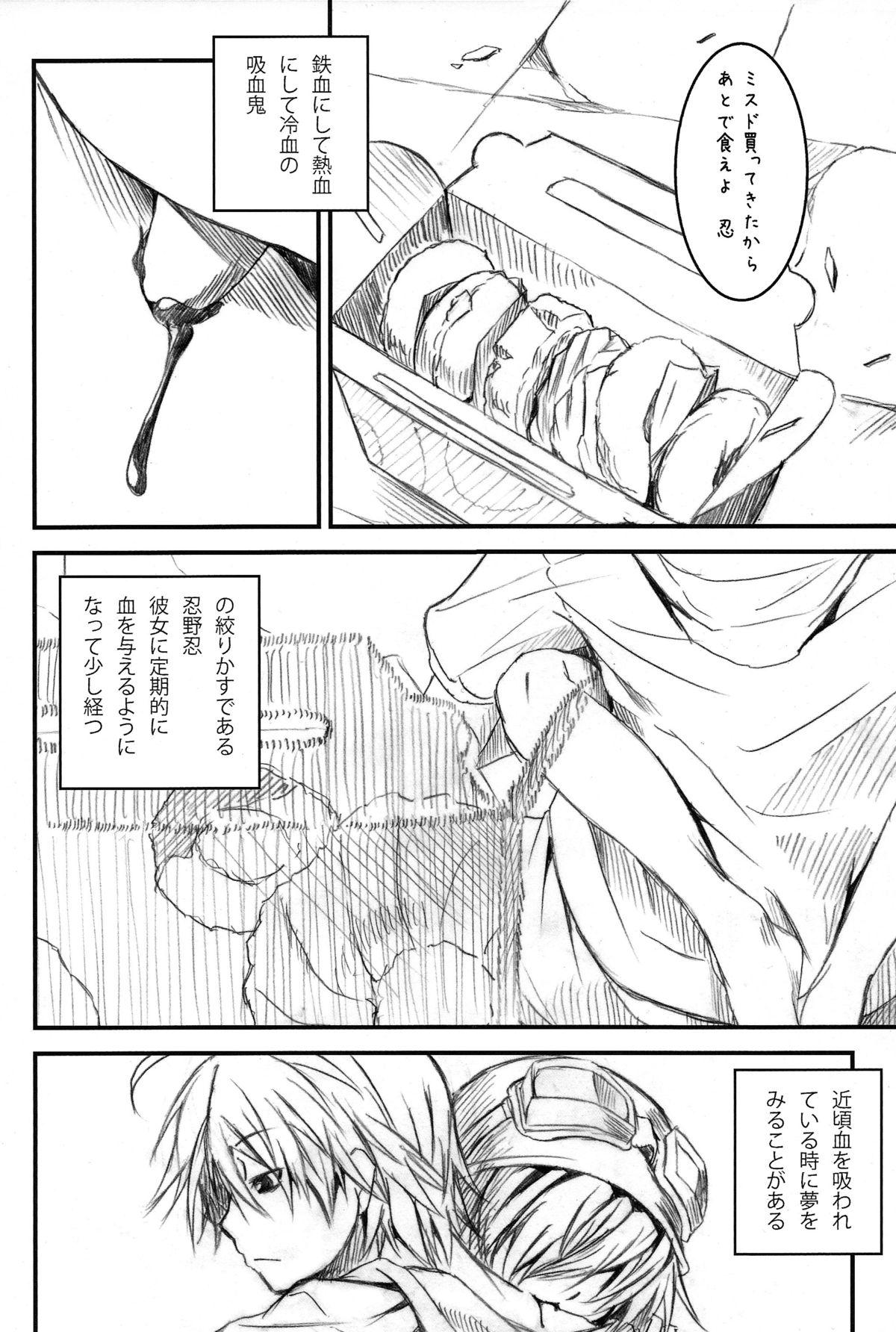 Amateur Asian Vampire Kiss - Bakemonogatari Fit - Page 4