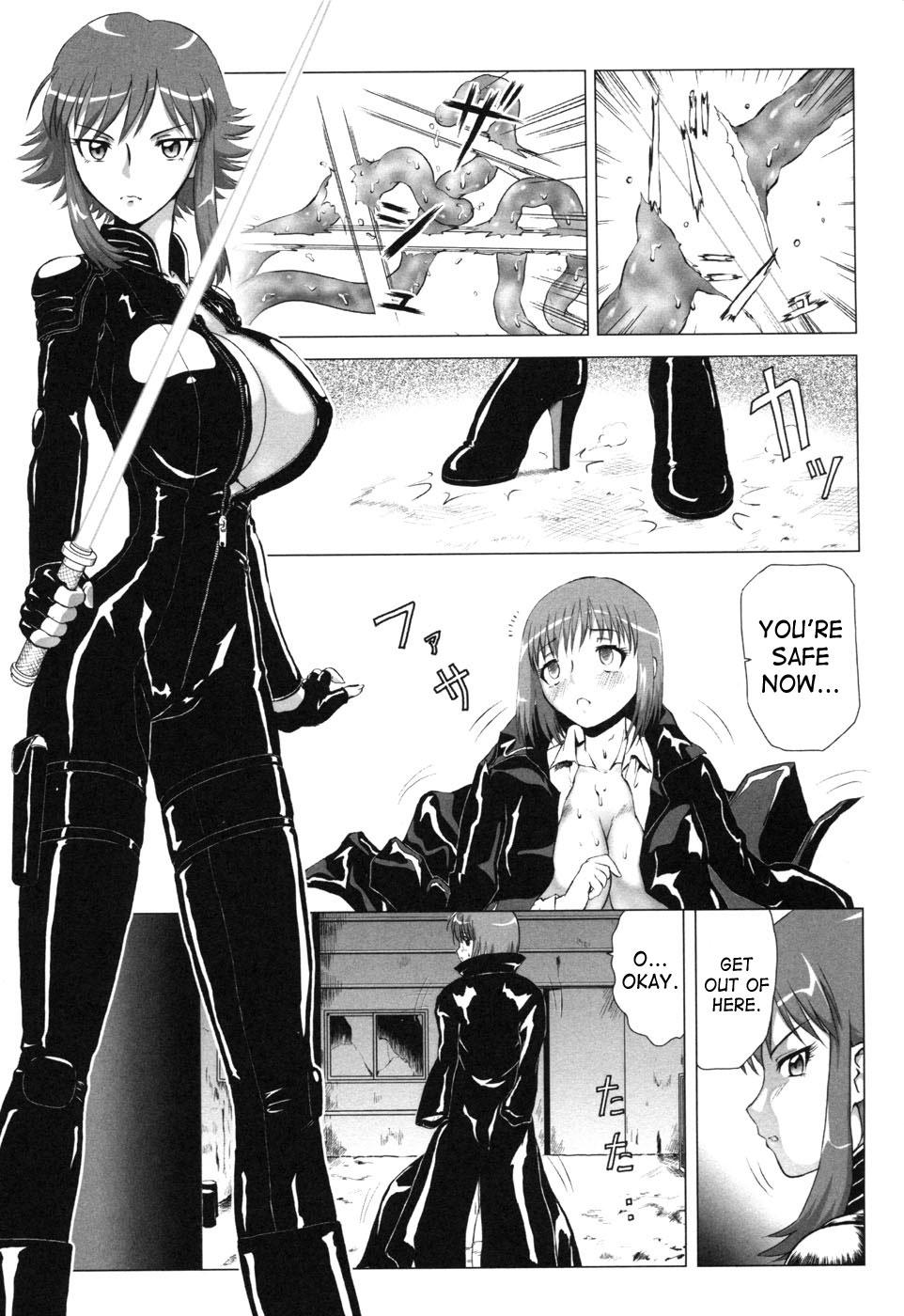 [Nakami Yoshikage] Taima Sousakan Sanae ~Shokushu Ingyaku~ | Demon Investigator Sanae (Rider Suit Heroine Anthology Comics 2) [English] [SaHa] 2