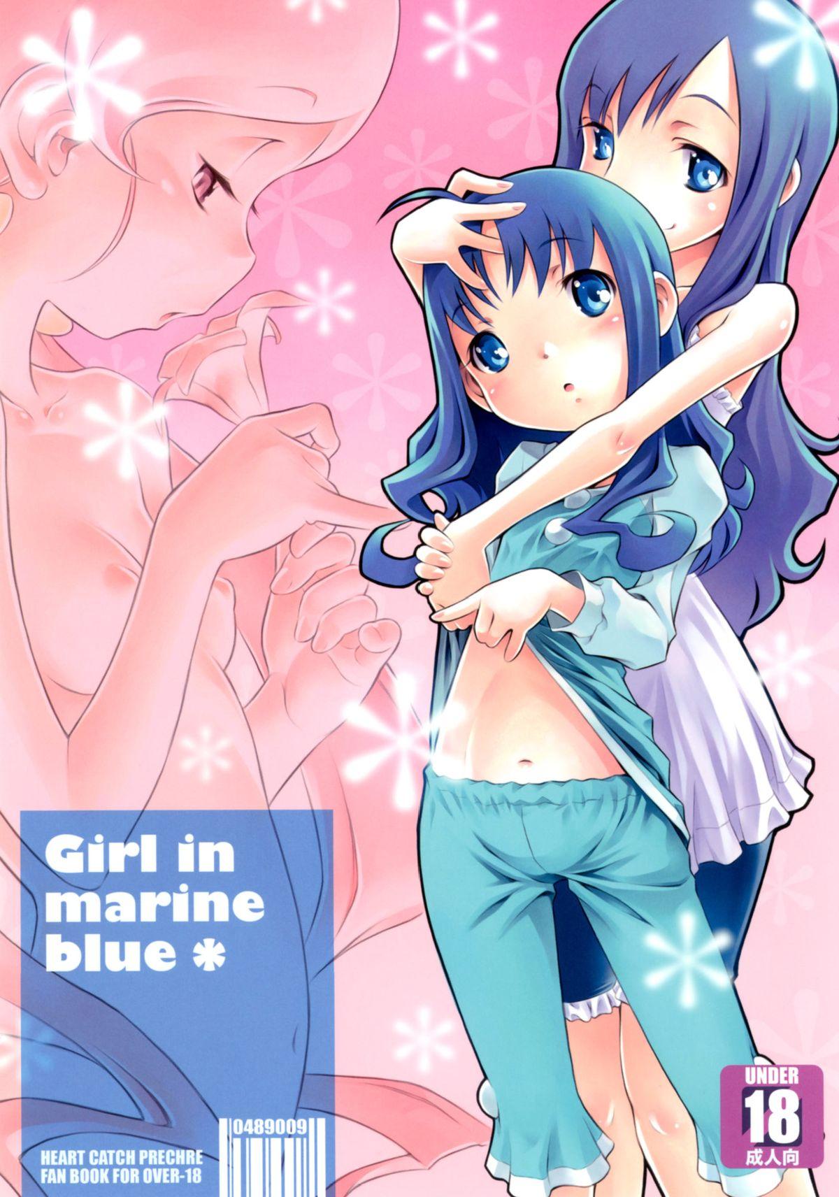 Girl in marine blue * 0