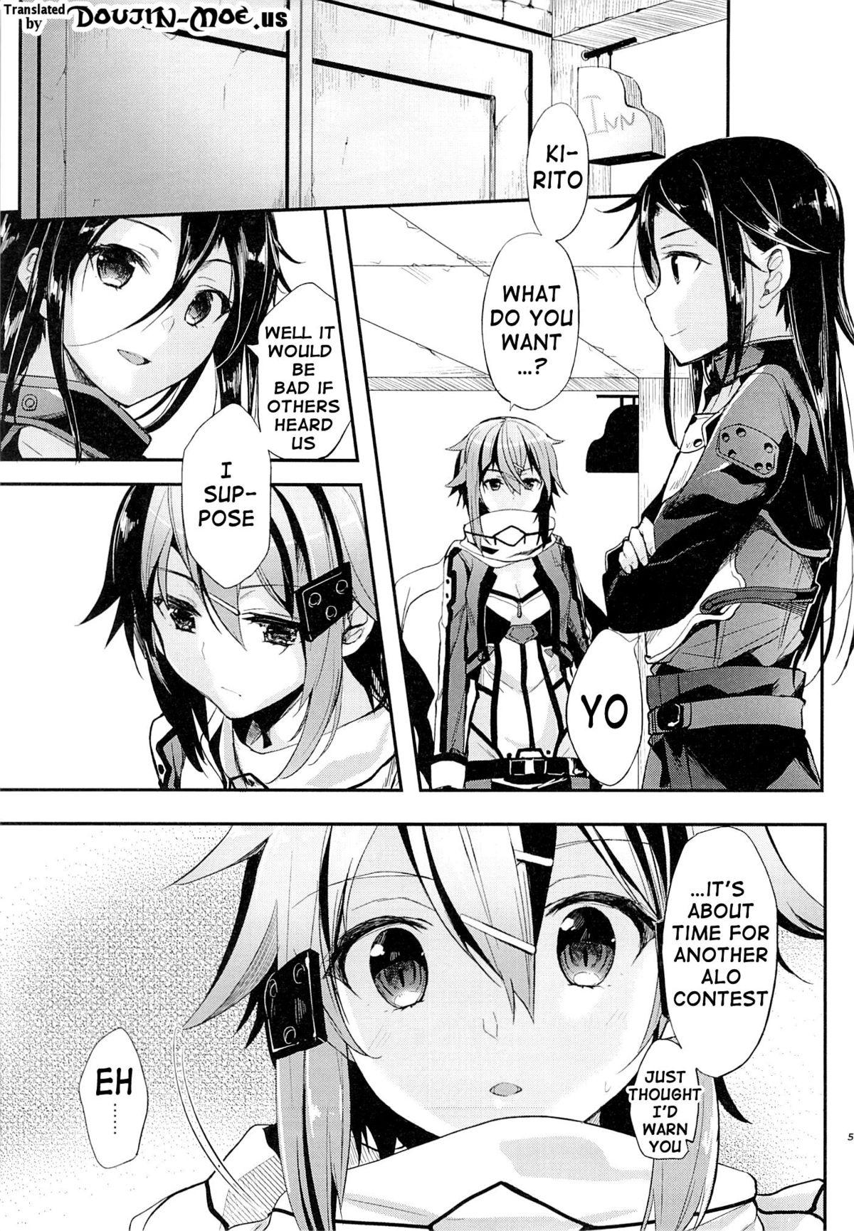 Gay Physicals Yosokusen o Koete | Beyond the Prediction Lines - Sword art online Massage Sex - Page 3