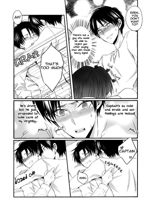Fingers Sairoku-shuu | You’re Too Drunk, Captain! - Shingeki no kyojin Milf Fuck - Page 11