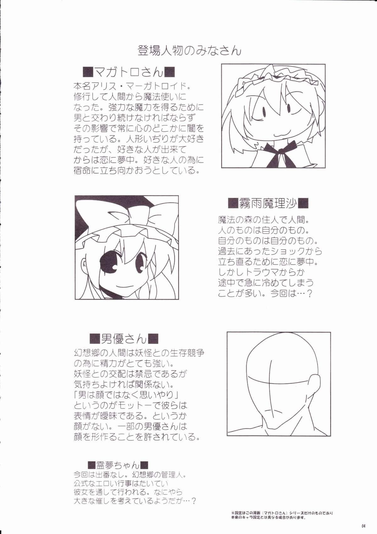 Caseiro Magatroll - Touhou project Groupsex - Page 3