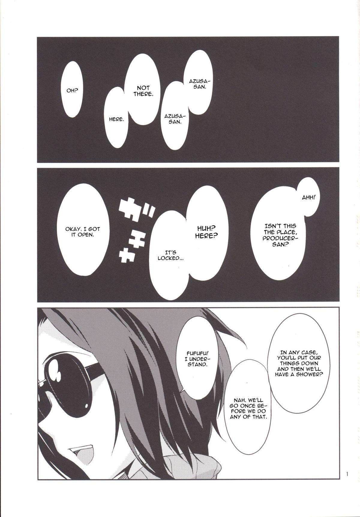 Huge Boobs Oshiete! Azusa-san. | Teach Me Please! - The idolmaster Spoon - Page 2