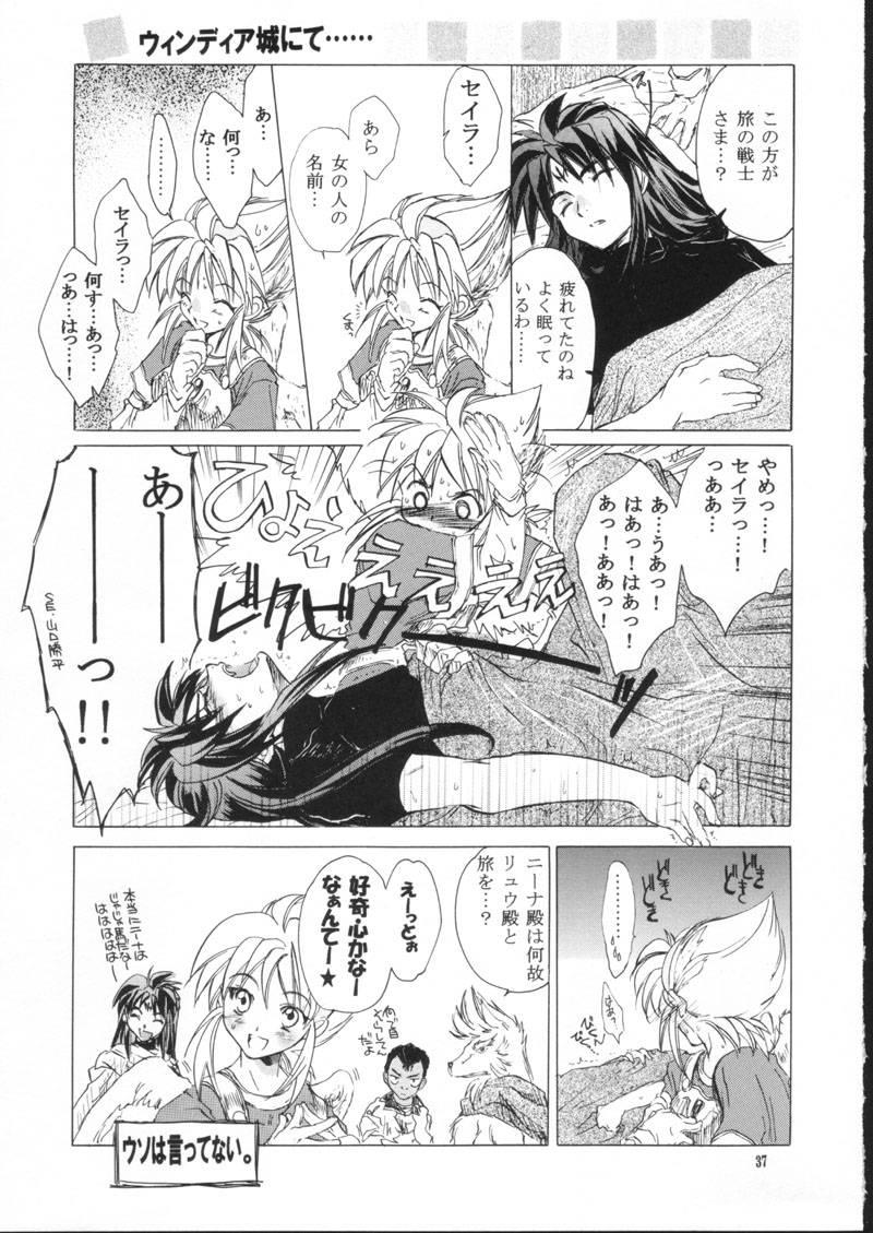 Realsex side:NINA - Ryuu no Me no Fuukei ~ second - Breath of fire Huge Boobs - Page 37