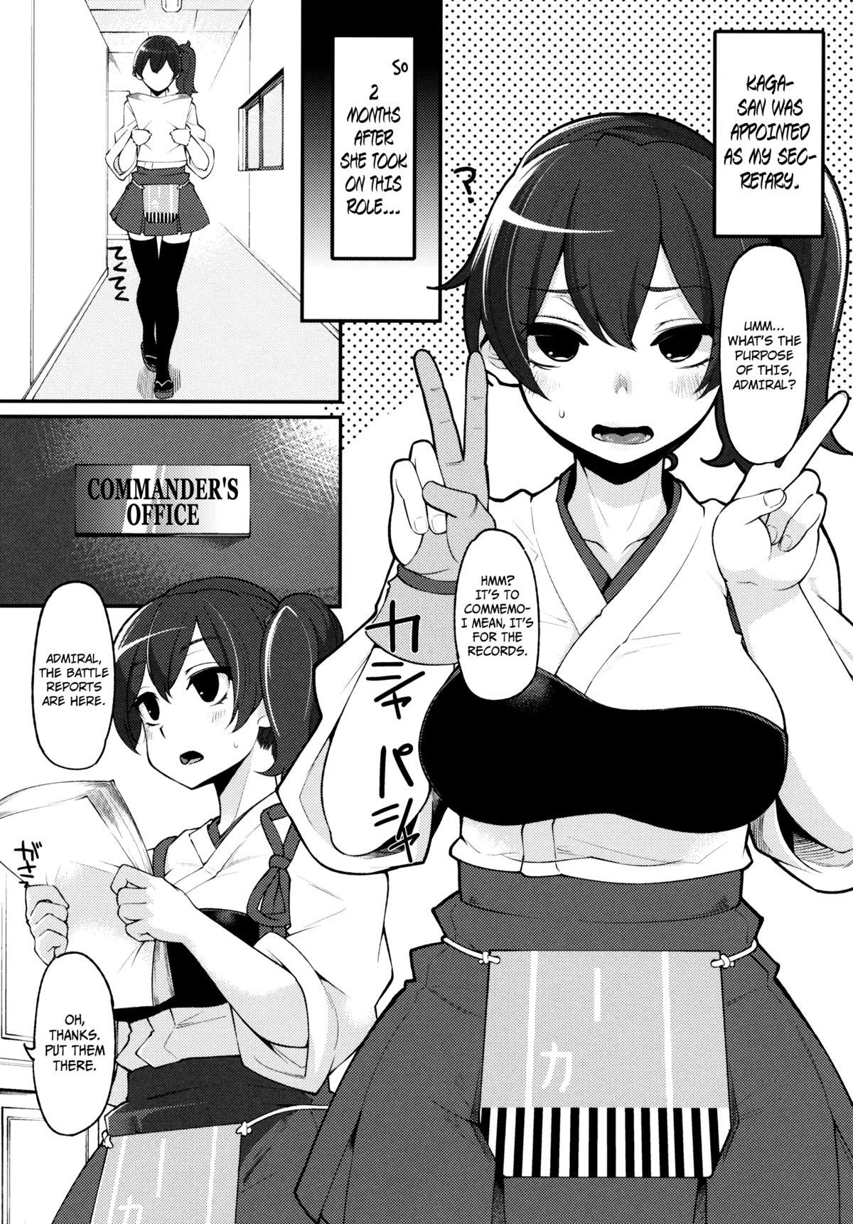 Hot Teen Training Kaga-san - Kantai collection Free Blowjob Porn - Page 4