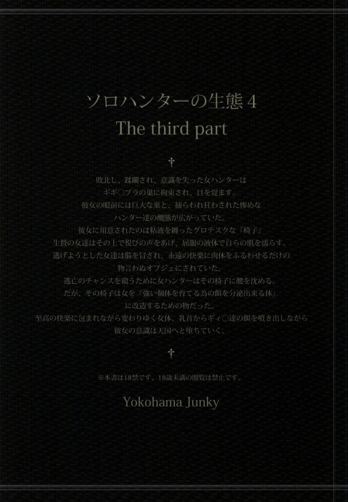 no_text To translator (C86) [Yokohama Junky (Makari Tohru)] Solo Hunter no Seitai 4 The third part (Monster Hunter) 101