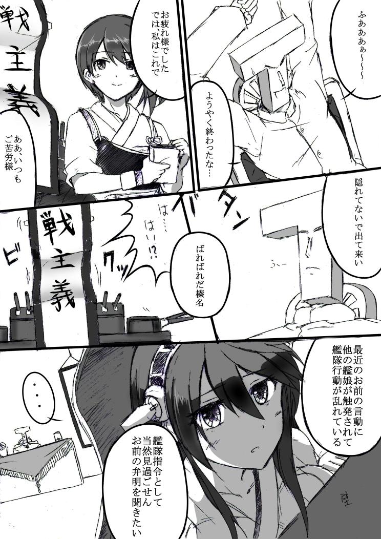 Masturbate Haruna to Love ☆ Love Construction Act - Kantai collection Gaybukkake - Page 22