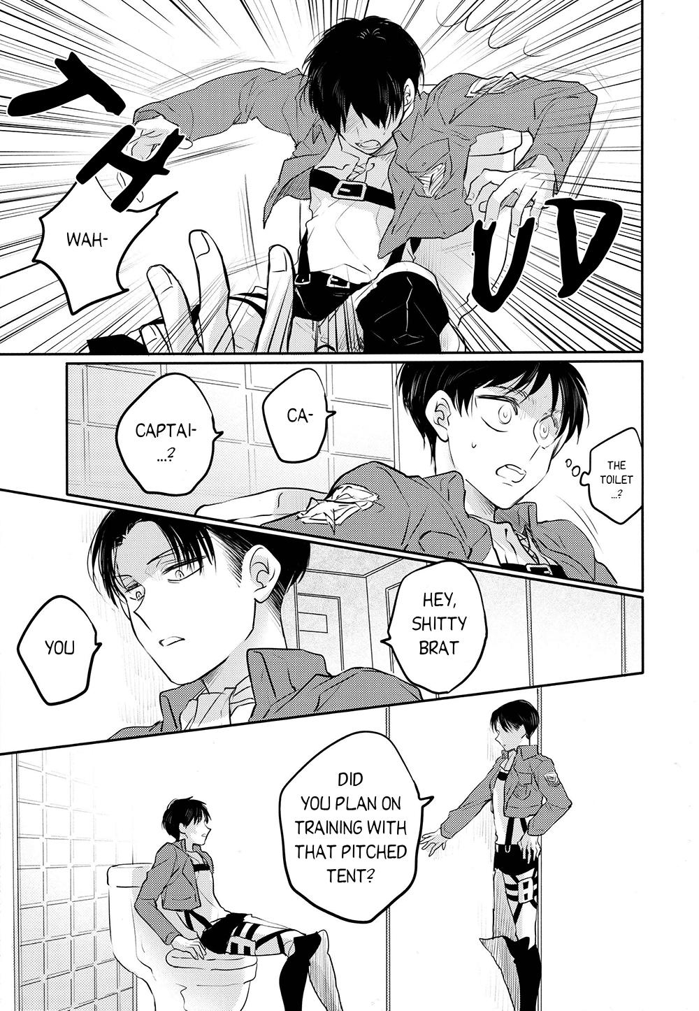 Cut Toaru Shinpei no Warm Up | The Warm Up of a Certain Recruit - Shingeki no kyojin Reverse - Page 8
