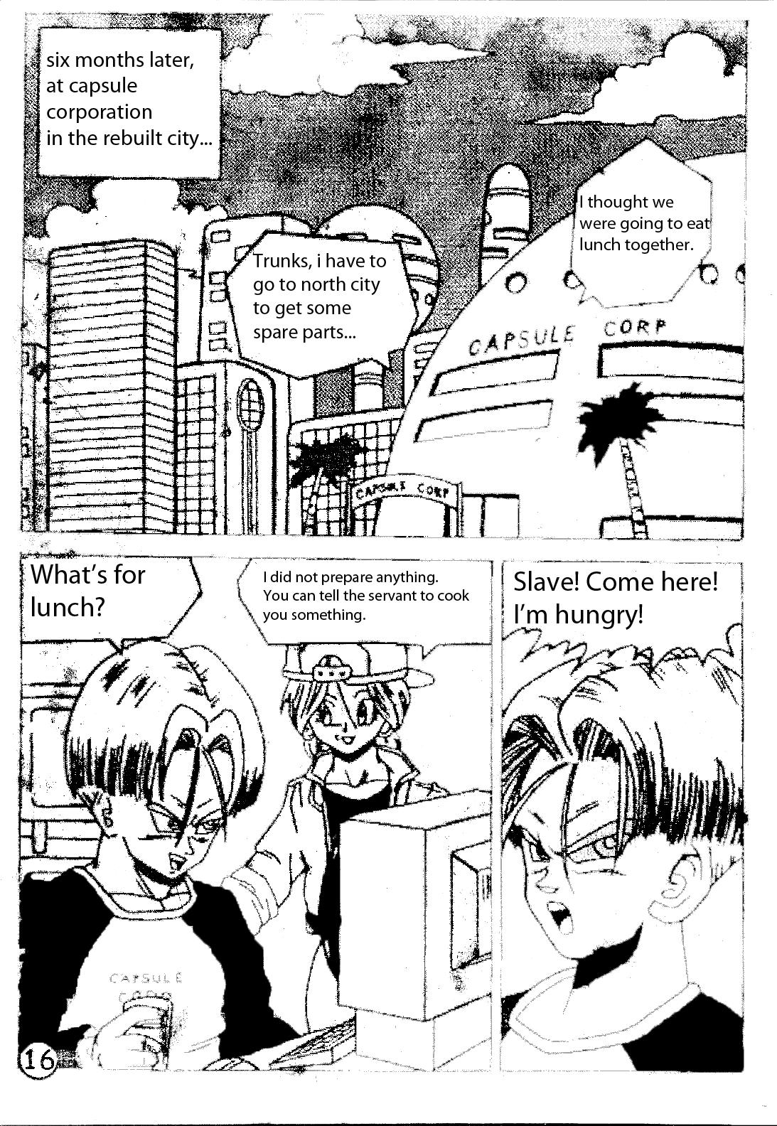 Flash Trunks and android 18 - Dragon ball z Enema - Page 17
