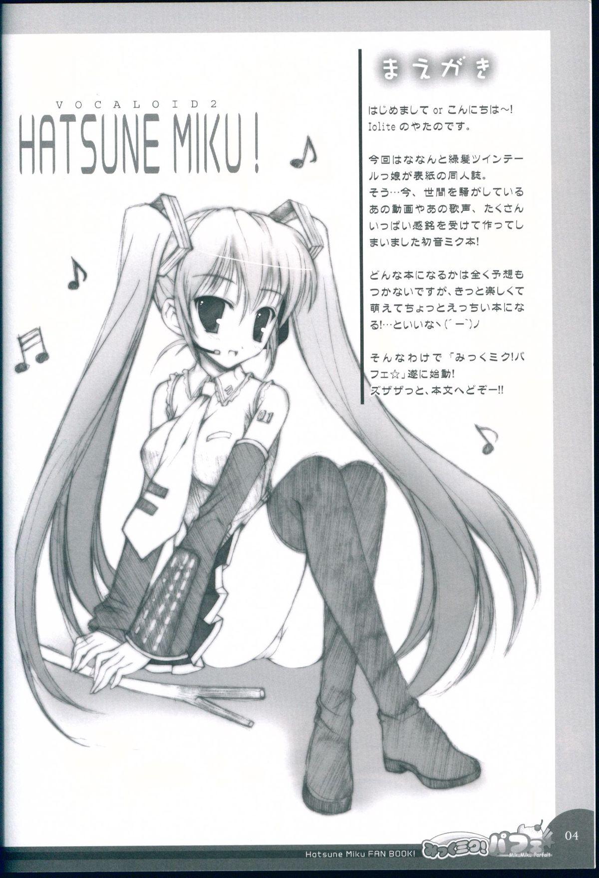 Gloryholes MikuMiku! Parfait - Vocaloid Amatuer - Page 4