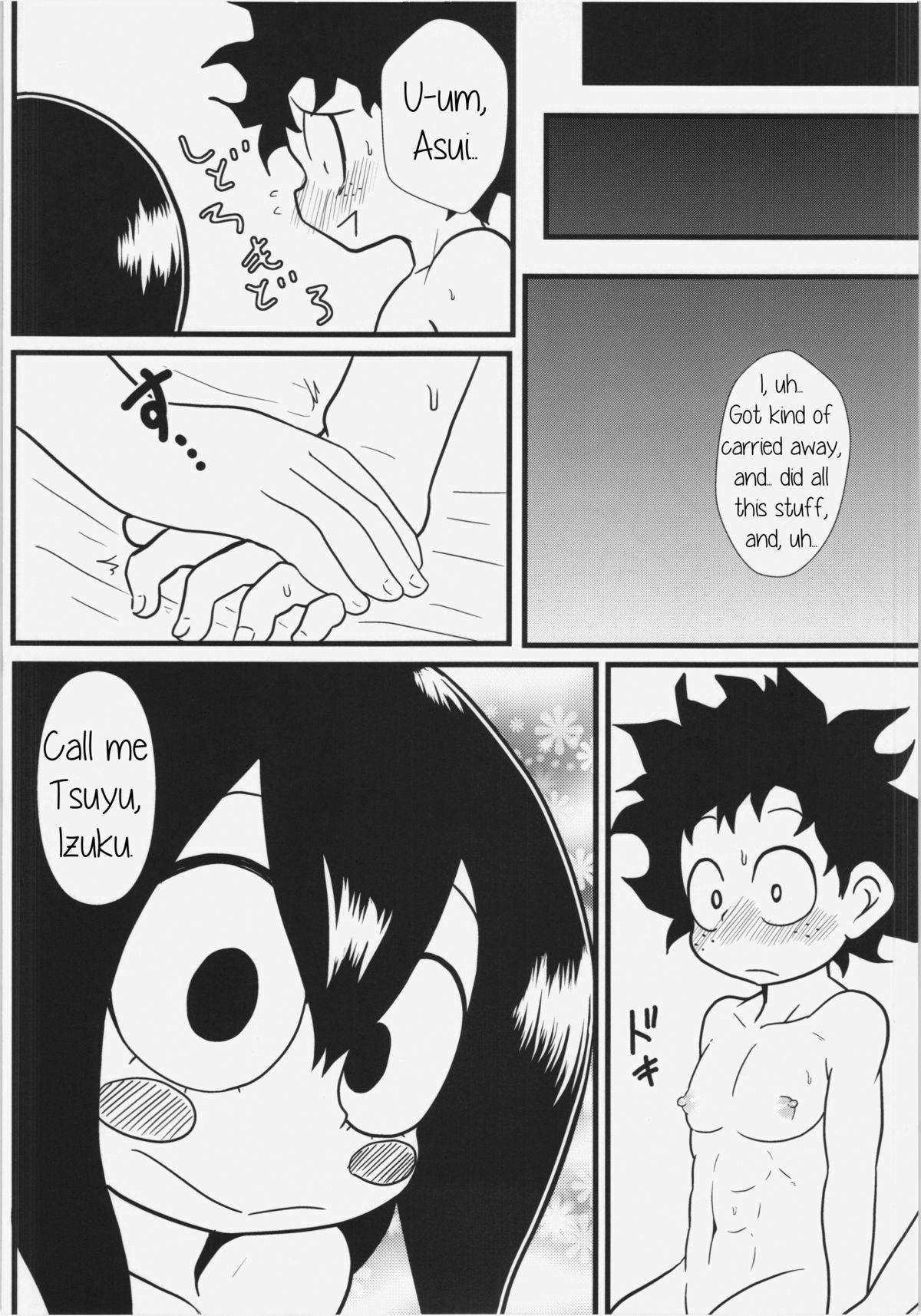 Big Cock (C87) [Tokyo Tsunamushi Land (Tsunamushi)] Tsuyu-chan to! Ganbare tte Kanji no Dex | Tsuyu and! Some Do-Your-Best DEKX (My Hero Academia) [English] [Justice Translations] - My hero academia Gay Emo - Page 24