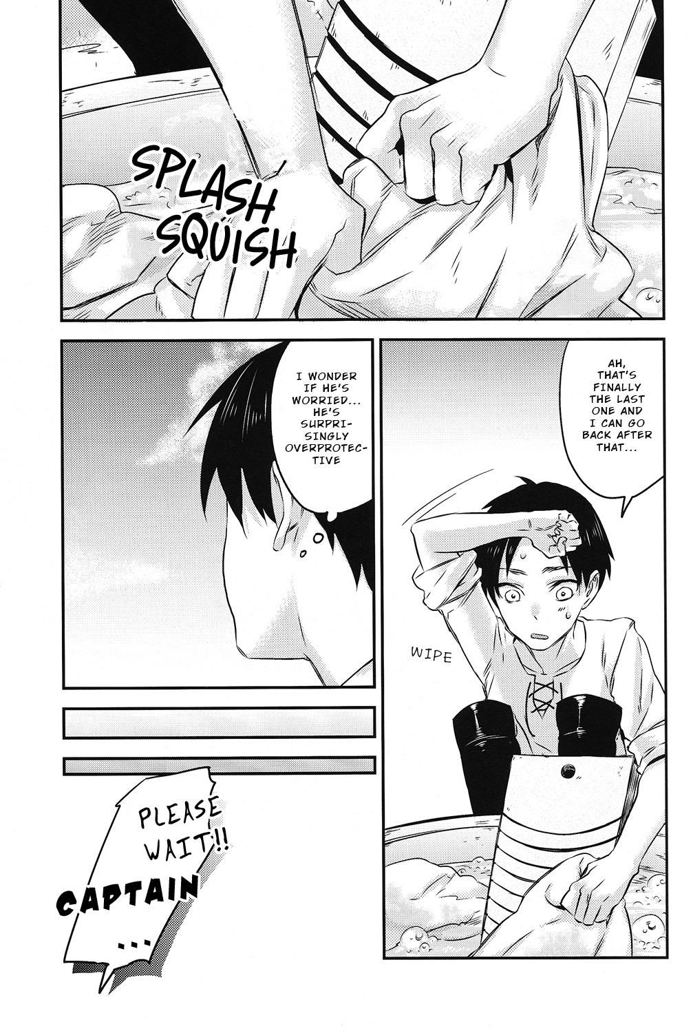 Ass Licking Heishichou no Hakoiri Eren | Captain's Boxed Up Eren - Shingeki no kyojin Gay Youngmen - Page 3