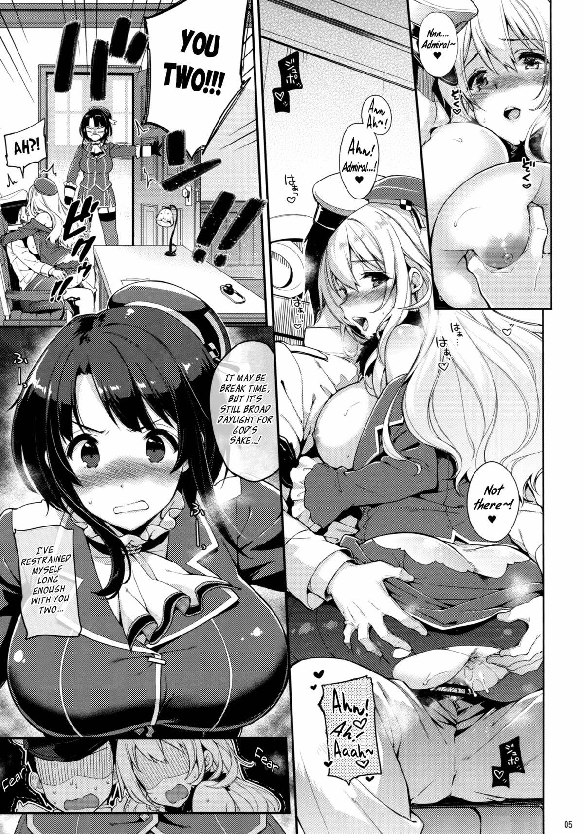 Milf Porn Yurufuwa Juujun Atago to Takao - Kantai collection Orgasms - Page 5