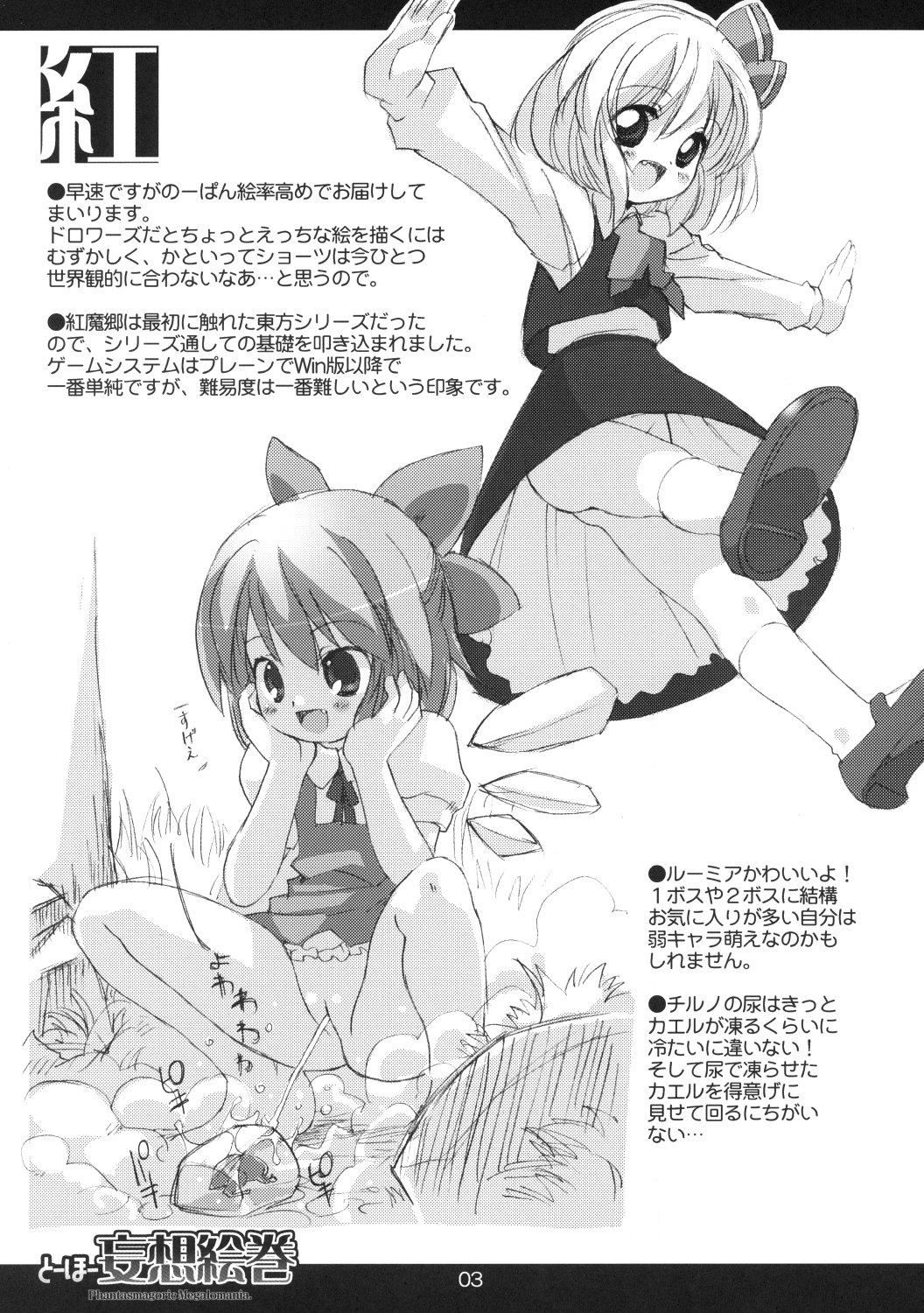Salope Touhou Mousou Emaki - Touhou project Chat - Page 4