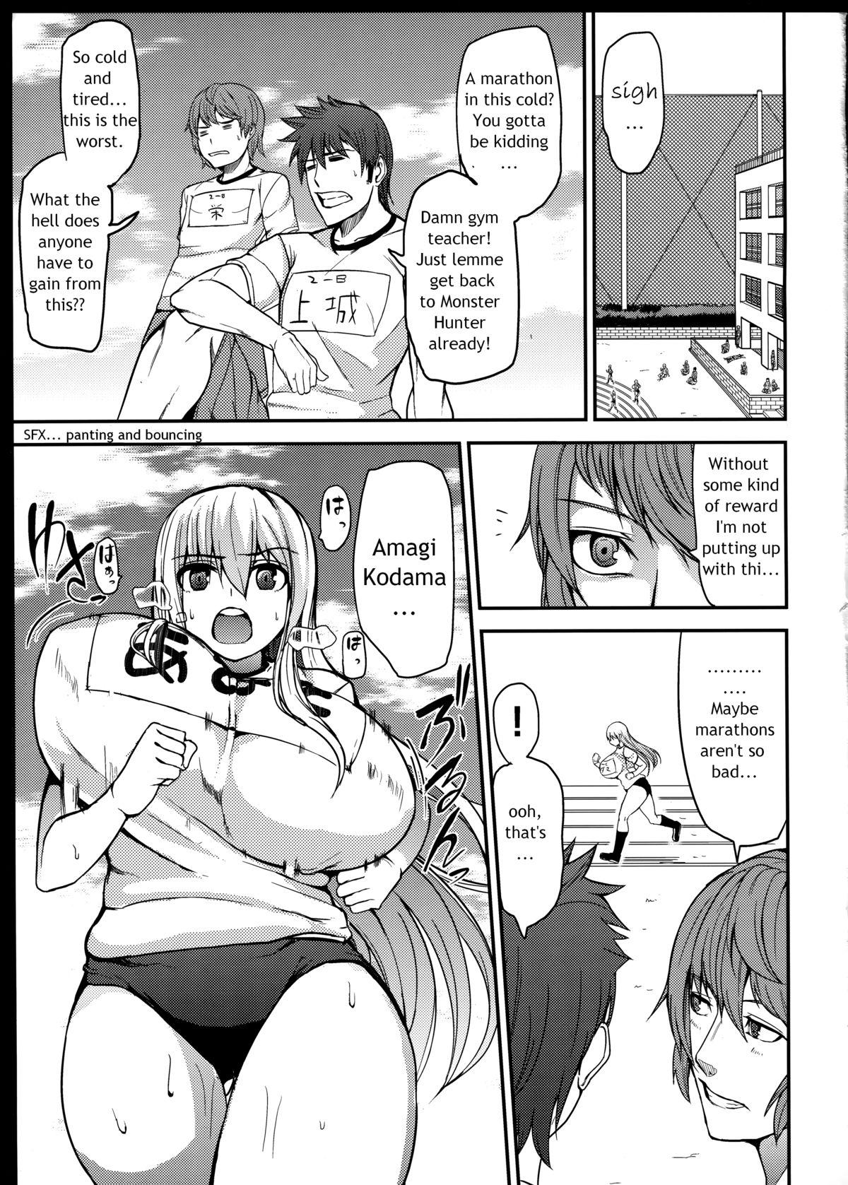Huge Cock (C87) [Wakuseiburo (cup-chan)] TS Musume Kodama-chan to Asobou Sono 2 | Let's play with TS girl Kodama-chan 2 [English] Roundass - Page 3