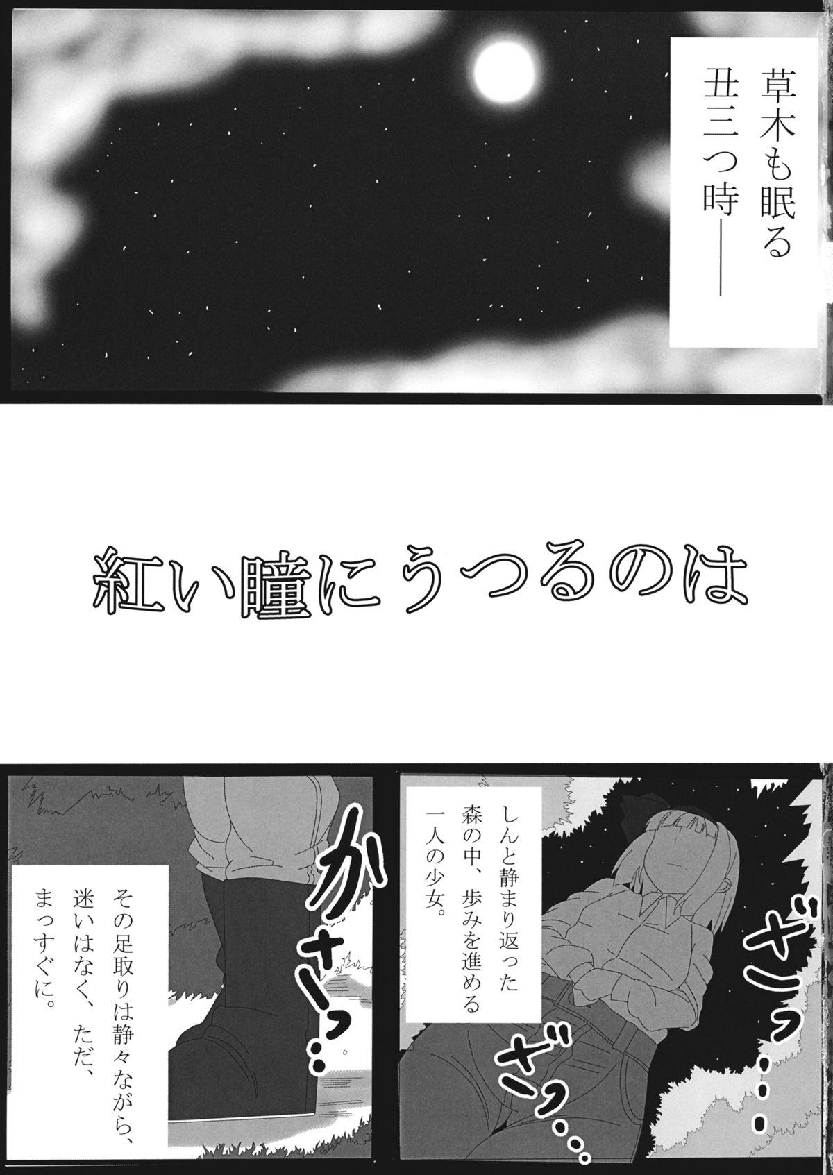 Amador Akai Hitomi ni Utsuru no wa - Touhou project Amateur Cum - Page 2