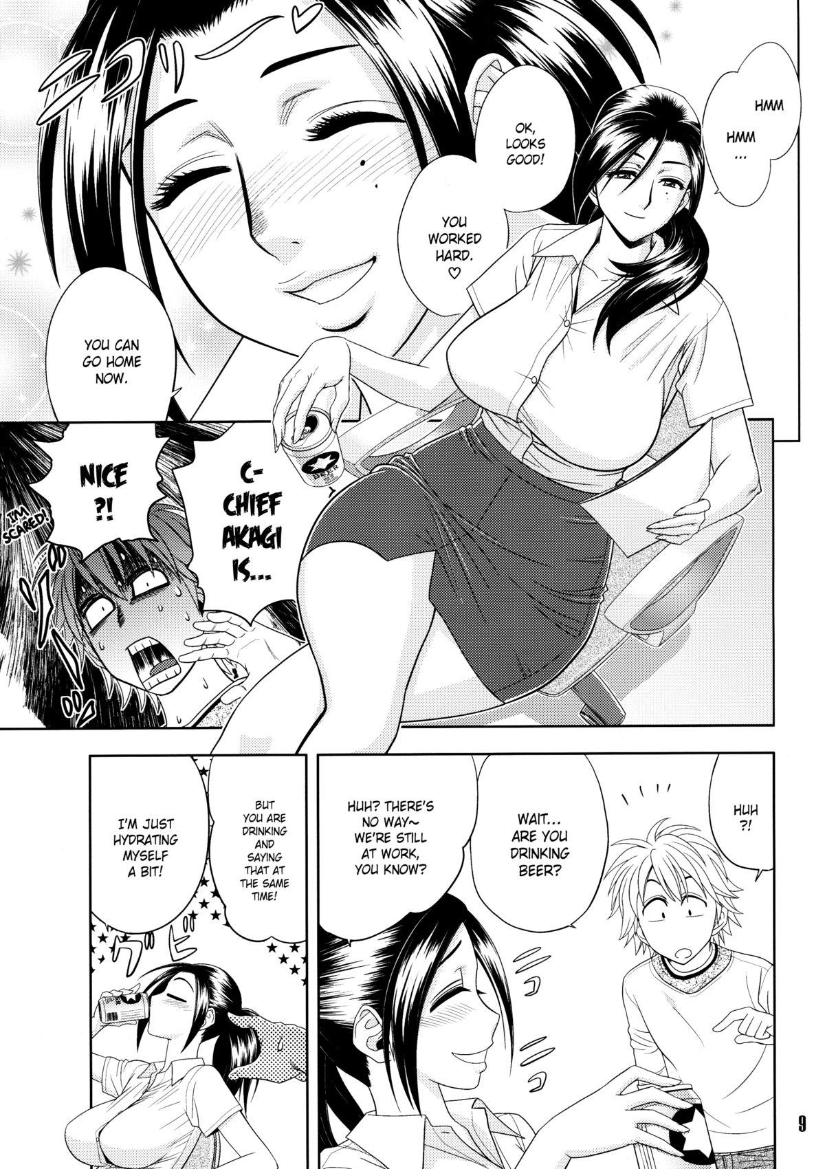 Clothed Sex [Madam Project (Tatsunami Youtoku)] Bijin Henshuu-chou no Himitsu (2) | Beautiful Editor-in-Chief's Secret (2) [English] [Red Vodka] [Decensored] Teen Hardcore - Page 9