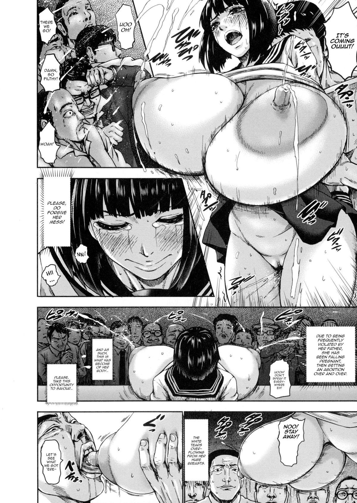 Stretch [PIero] Kuroyuki ~Inniku Sakunyuu Jigoku~ | Kuroyuki ~Milking Hell of Lewd Flesh~ (Chounyuu Daifungoku) [English] [HappyMerchants] [Decensored] Gay Shaved - Page 4