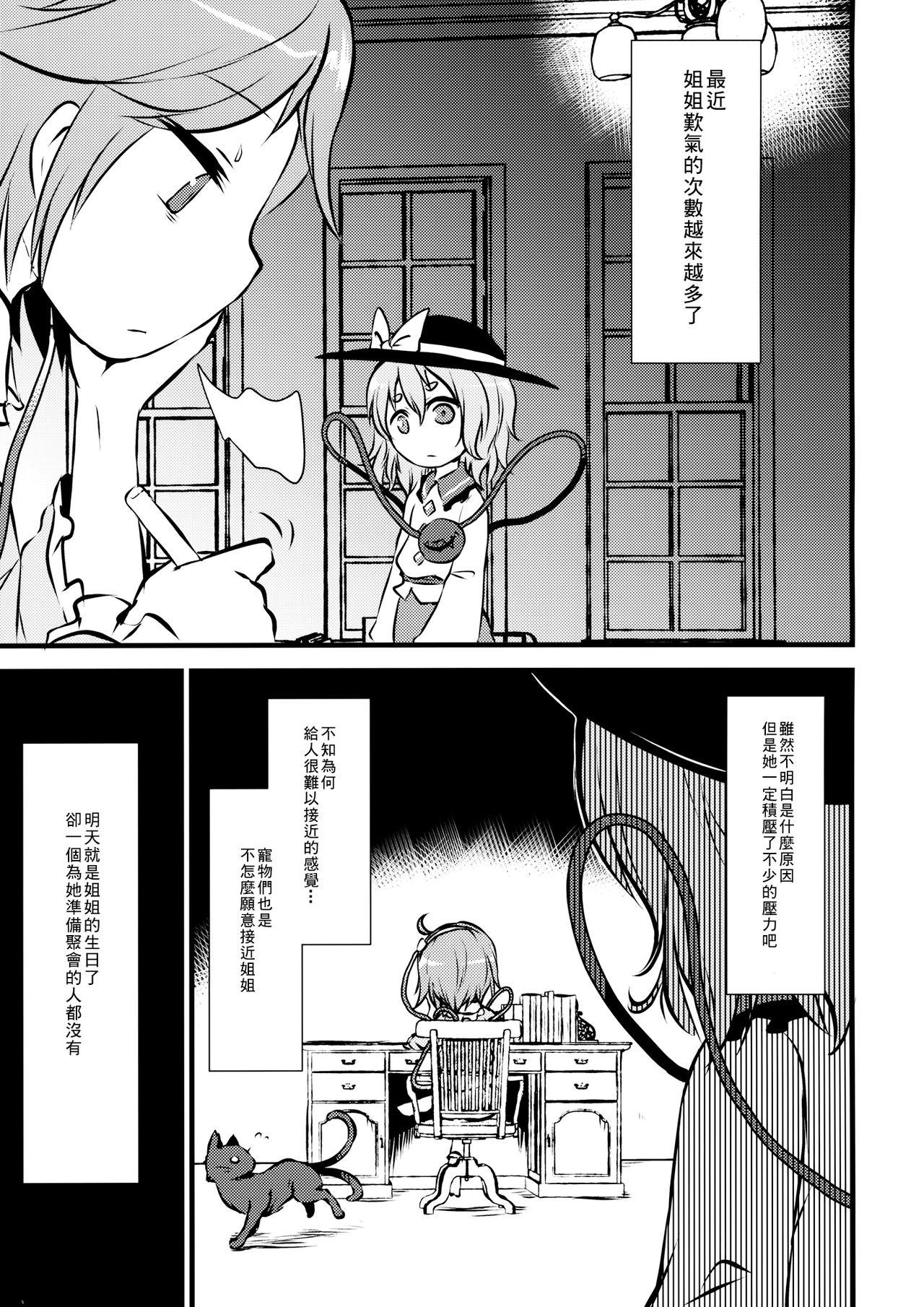  (Shuuki Reitaisai 2) [02 (Harasaki)] Happy Birthday My Sister (Touhou Project) [Chinese]【草根妖怪汉化组】 - Touhou project Gay Pawnshop - Page 3