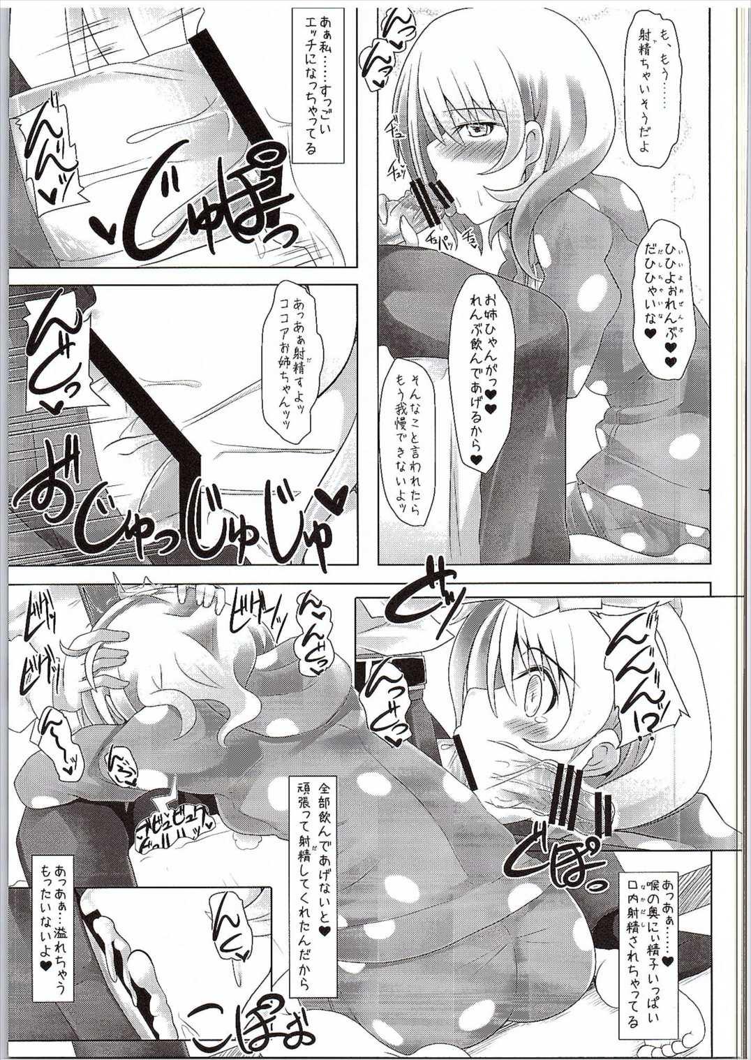Huge Boobs (SC2016 Winter) [Toculitoc (Tokurito)] Kokoa Onee-chan (Toshishita) ni Amaetainda! (Gochuumon wa Usagi desu ka?) - Gochuumon wa usagi desu ka 4some - Page 6