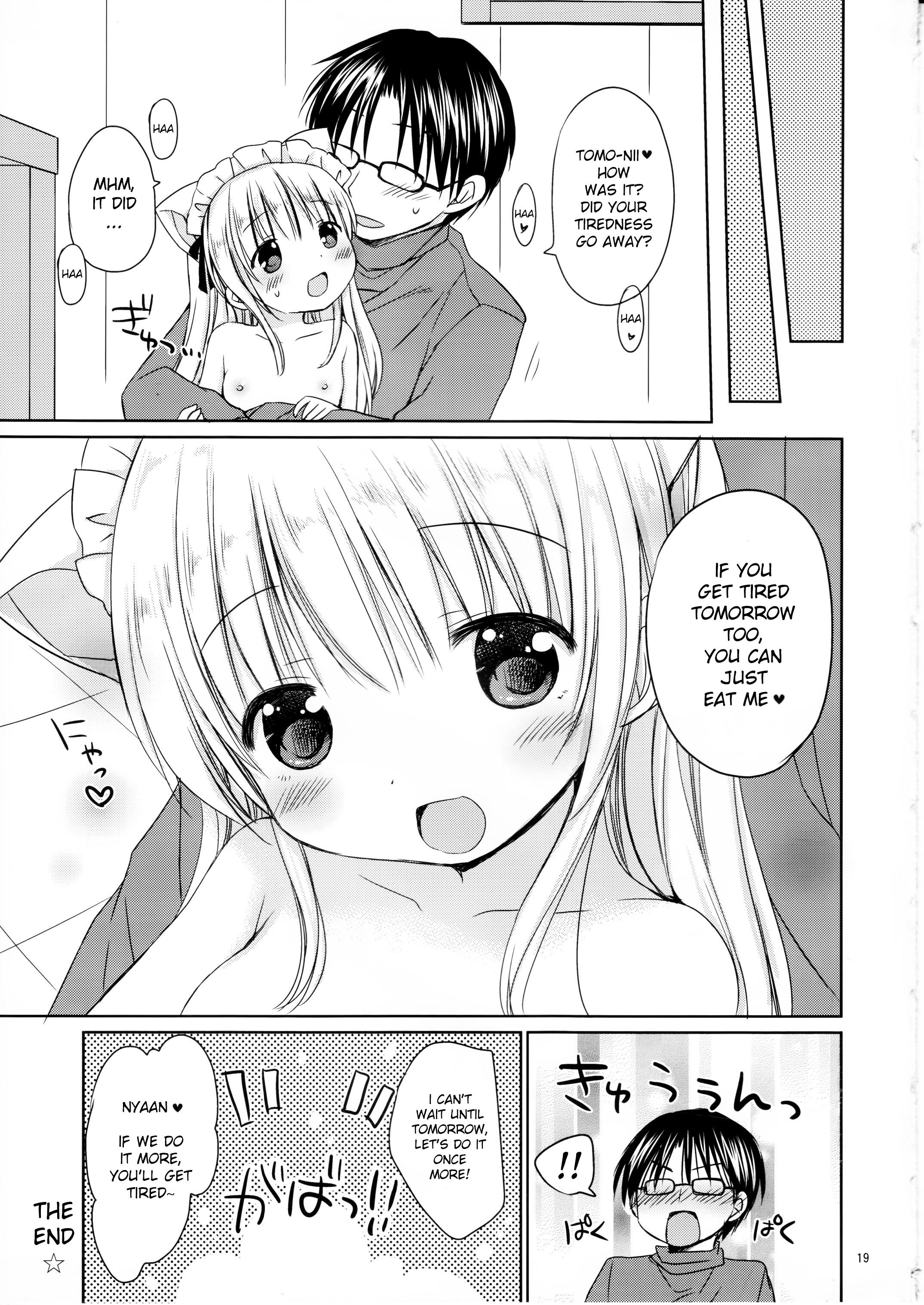 Gay Pornstar Imouto to Cafe de H na Nyan Nyan Nyan Celebrity Sex Scene - Page 20