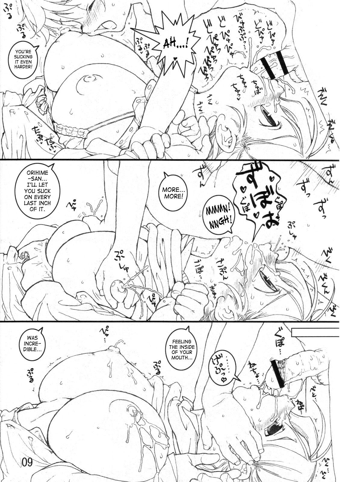 Women Sucking Dicks Orihime to Issho! - Bleach Travesti - Page 8