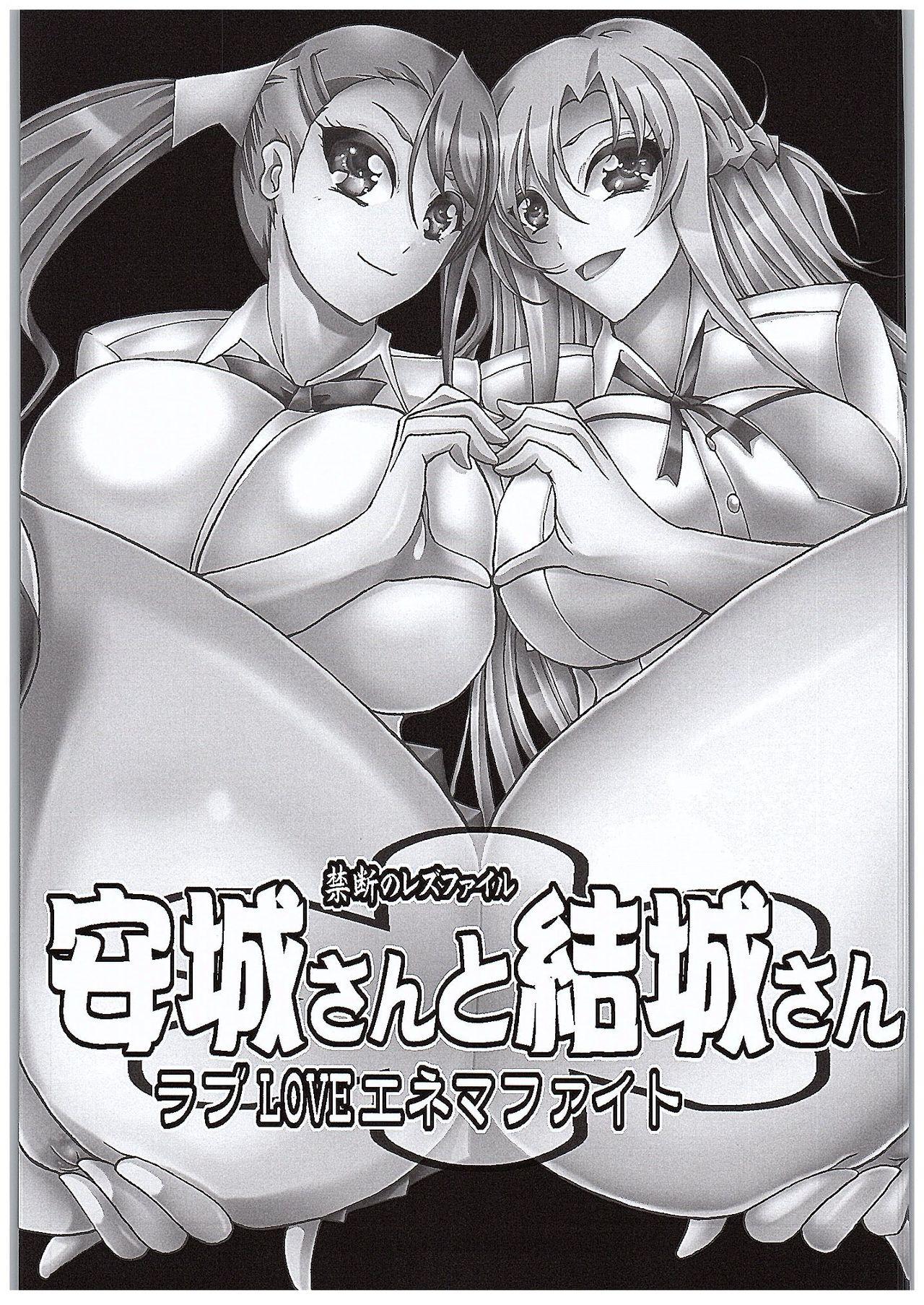 (COMIC1☆10) [Yamazakura (Iguchi Takajin)] Anjou-sant to Yuuki-san Love LOVE Enema Fight (Sword Art Online, Ano Hi Mita Hana no Namae wo Bokutachi wa Mada Shiranai.) 1