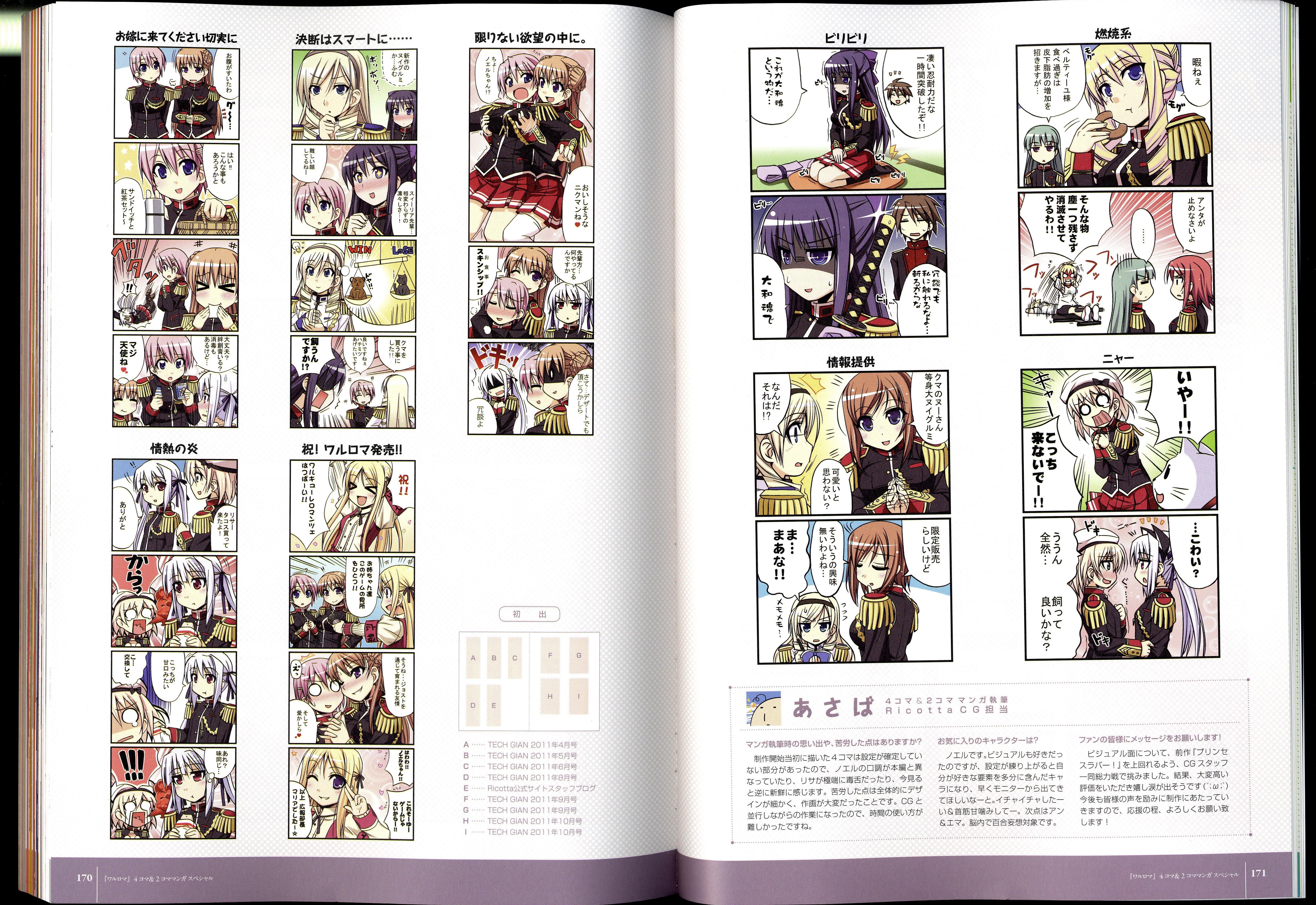 Walkure Romanze Visual Fanbook 92