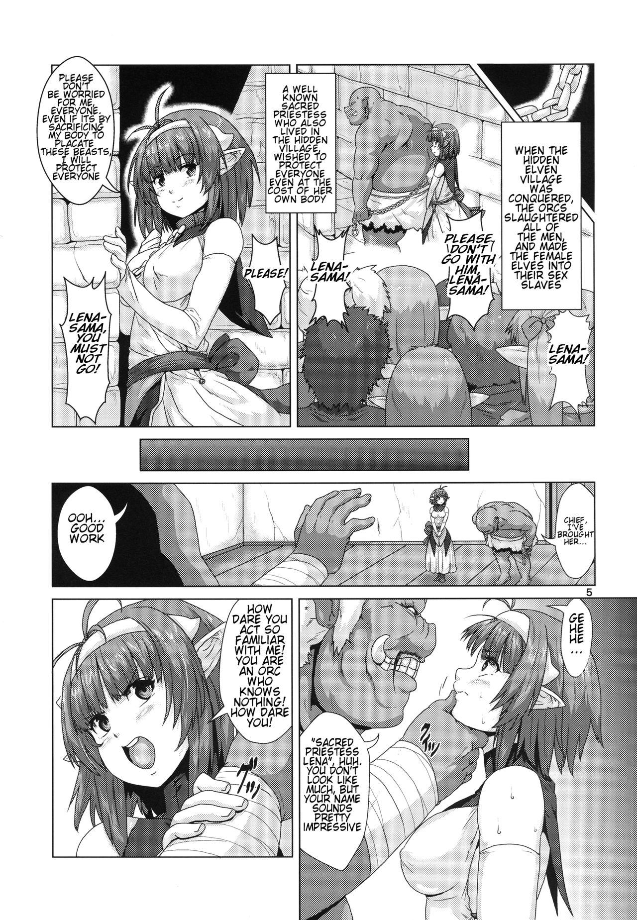 Mamando Futanari Elf Sanran Choukyou | Futanari Elf Egg Laying Slave Breaking Women Sucking - Page 5