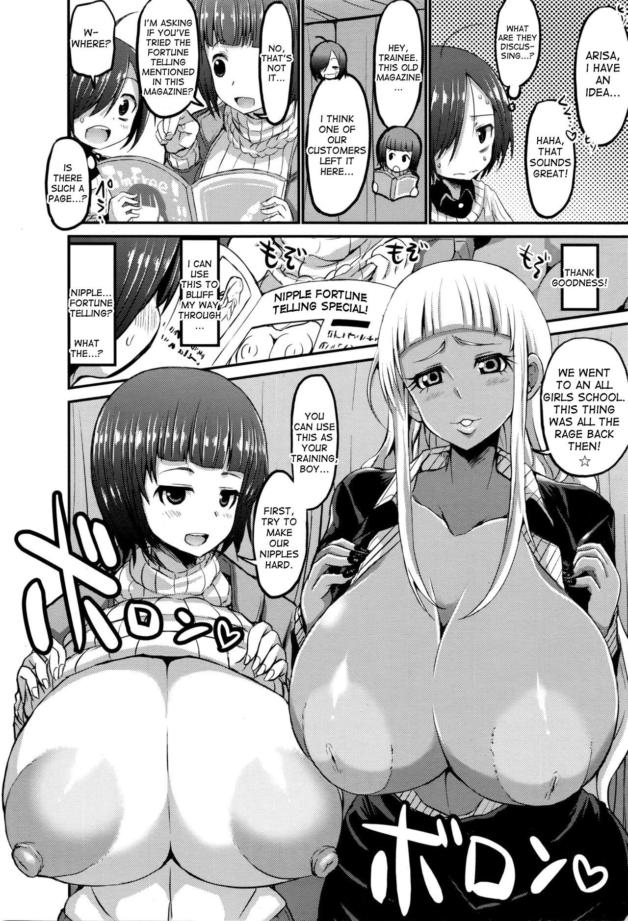 Free Porn Amateur Chikubi Uranai kara no Arekore | This and That After Nipple Fortune Telling Ginger - Page 4
