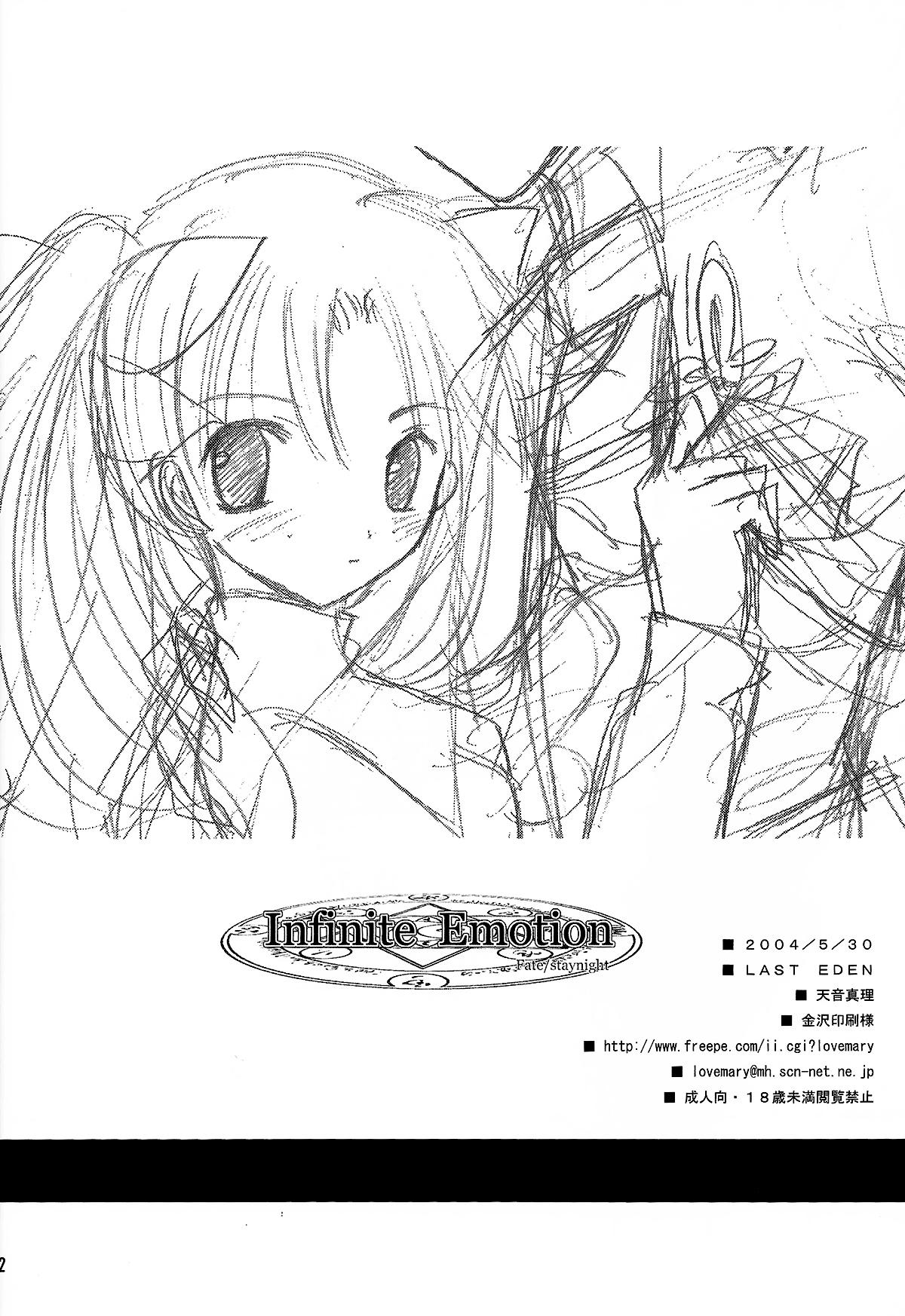 Amateur Infinite Emotion - Fate stay night Peluda - Page 17