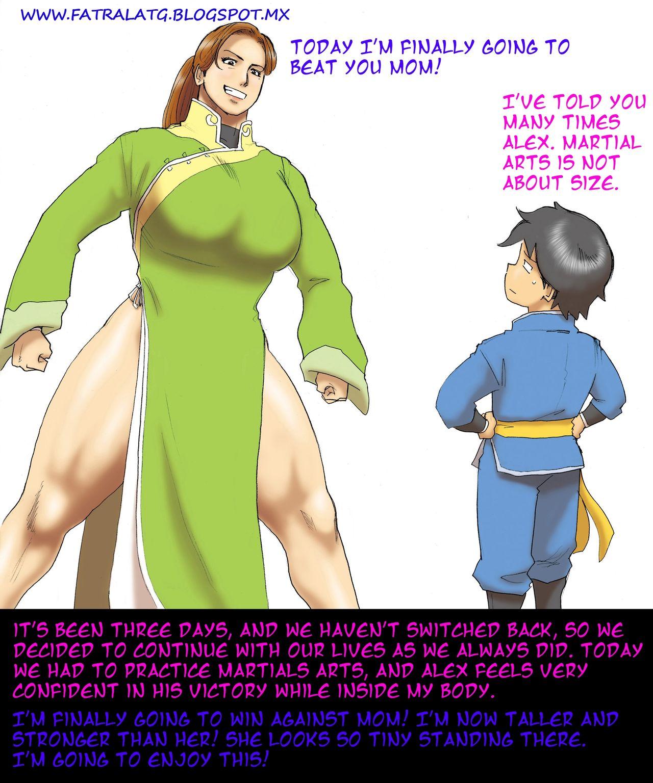 Nasty Bodyswap between a monther and her son Model - Page 8