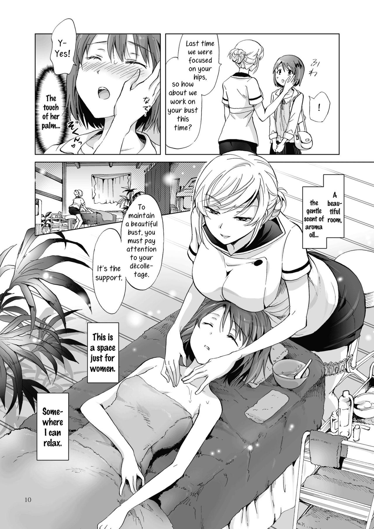 Whore Himitsu no Yuri Esthe Friend Course | Secret Yuri Salon, Friends Course Stockings - Page 10
