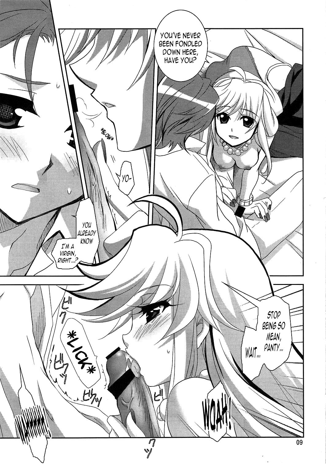 Pick Up Serious Angel - Panty and stocking with garterbelt Straight - Page 8