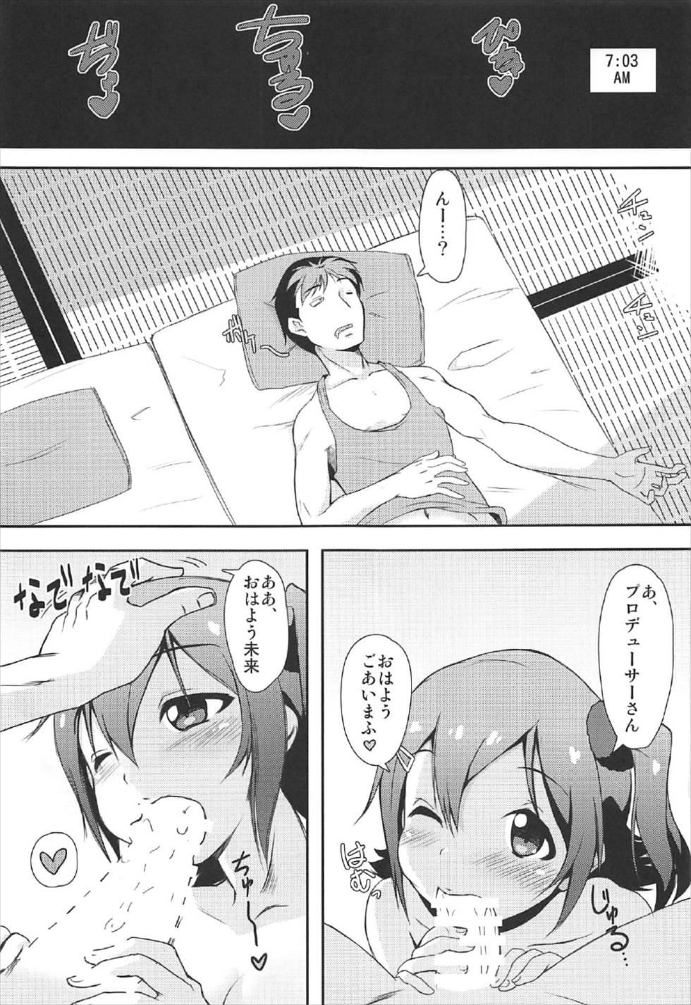 Amatuer Sex Mirai no Niizuma Keikaku - The idolmaster Masturbates - Page 2