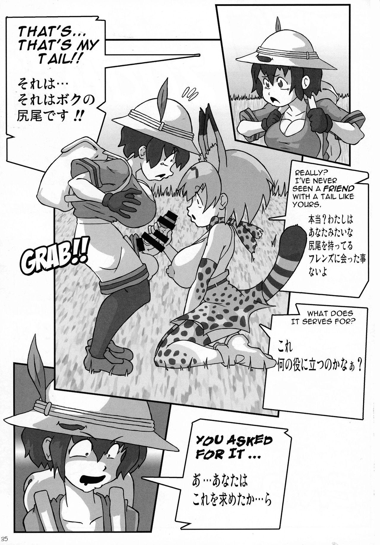 Masturbate Shin Hanzuuryoku 35 - Girls und panzer Kemono friends Latin - Page 35