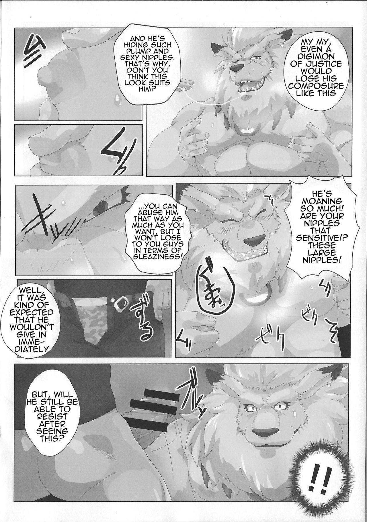 [Debirobu] For the Lion-Man Type Electric Life Form to Overturn Fate - Leomon Doujin [ENG] 9