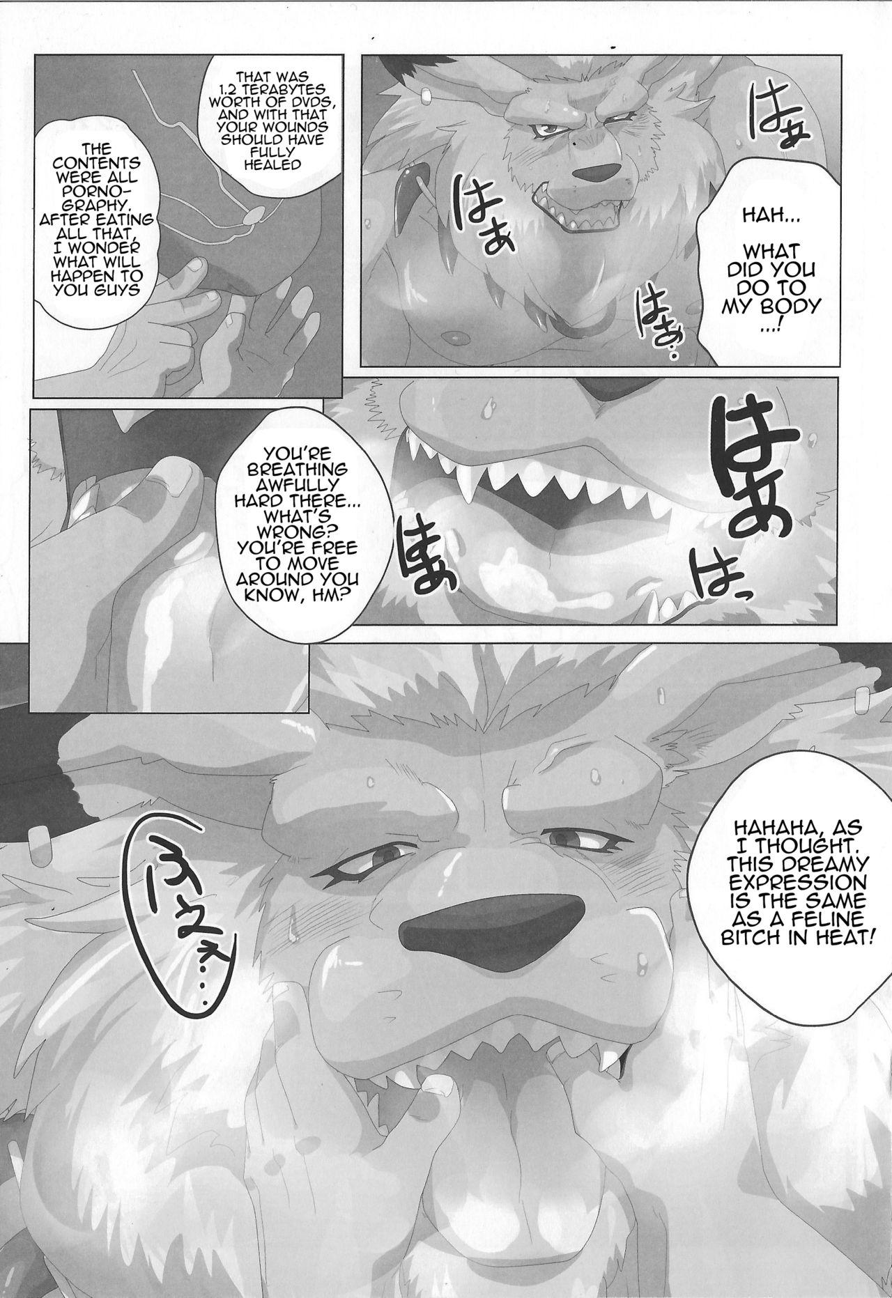 Head [Debirobu] For the Lion-Man Type Electric Life Form to Overturn Fate - Leomon Doujin [ENG] - Digimon Bigbooty - Page 9