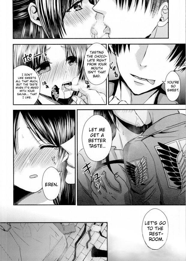 Gay Cut ChocoEre! - Shingeki no kyojin Girlfriend - Page 7
