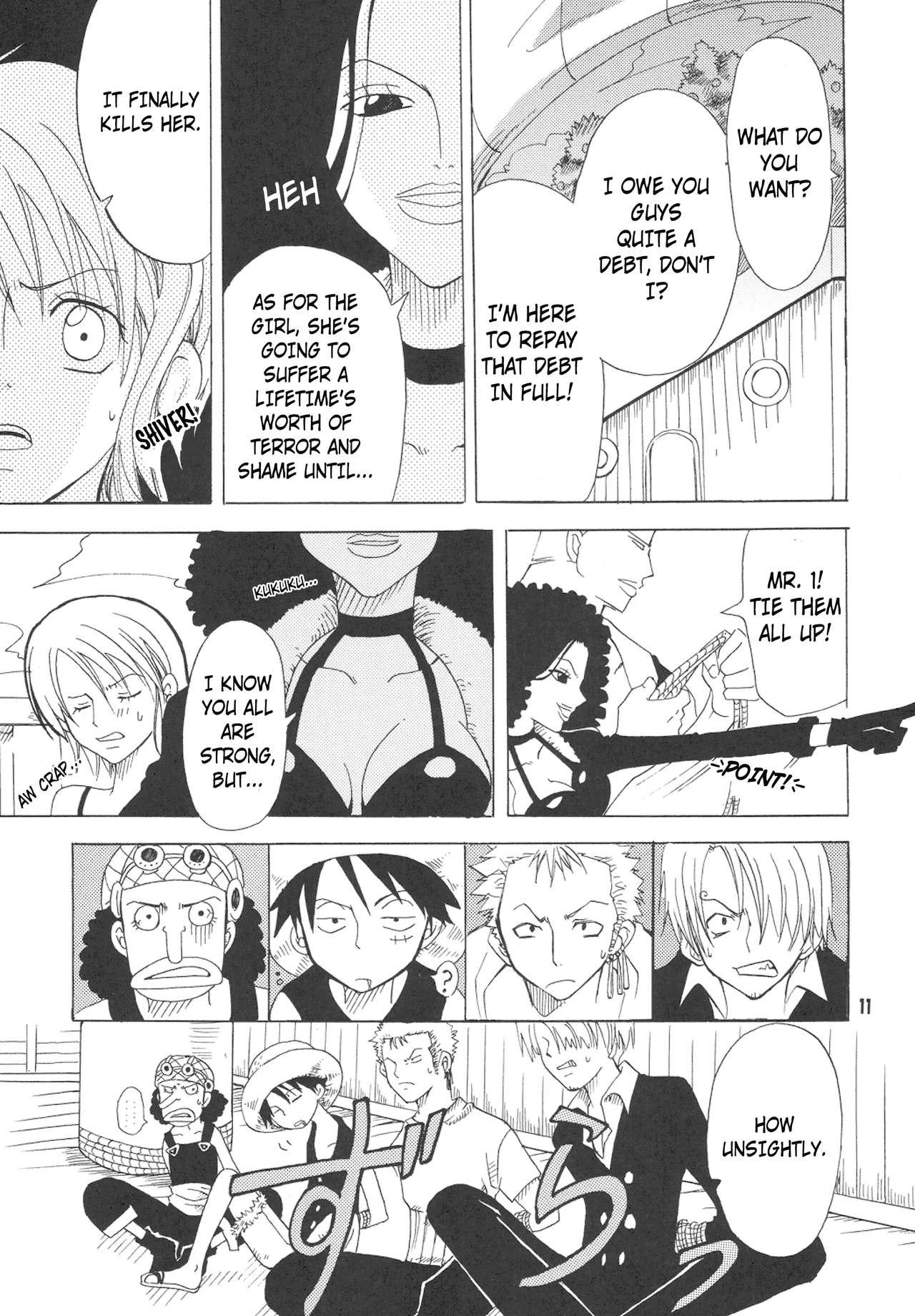 Housewife Shiawase PUNCH! - One piece Sexy Whores - Page 7