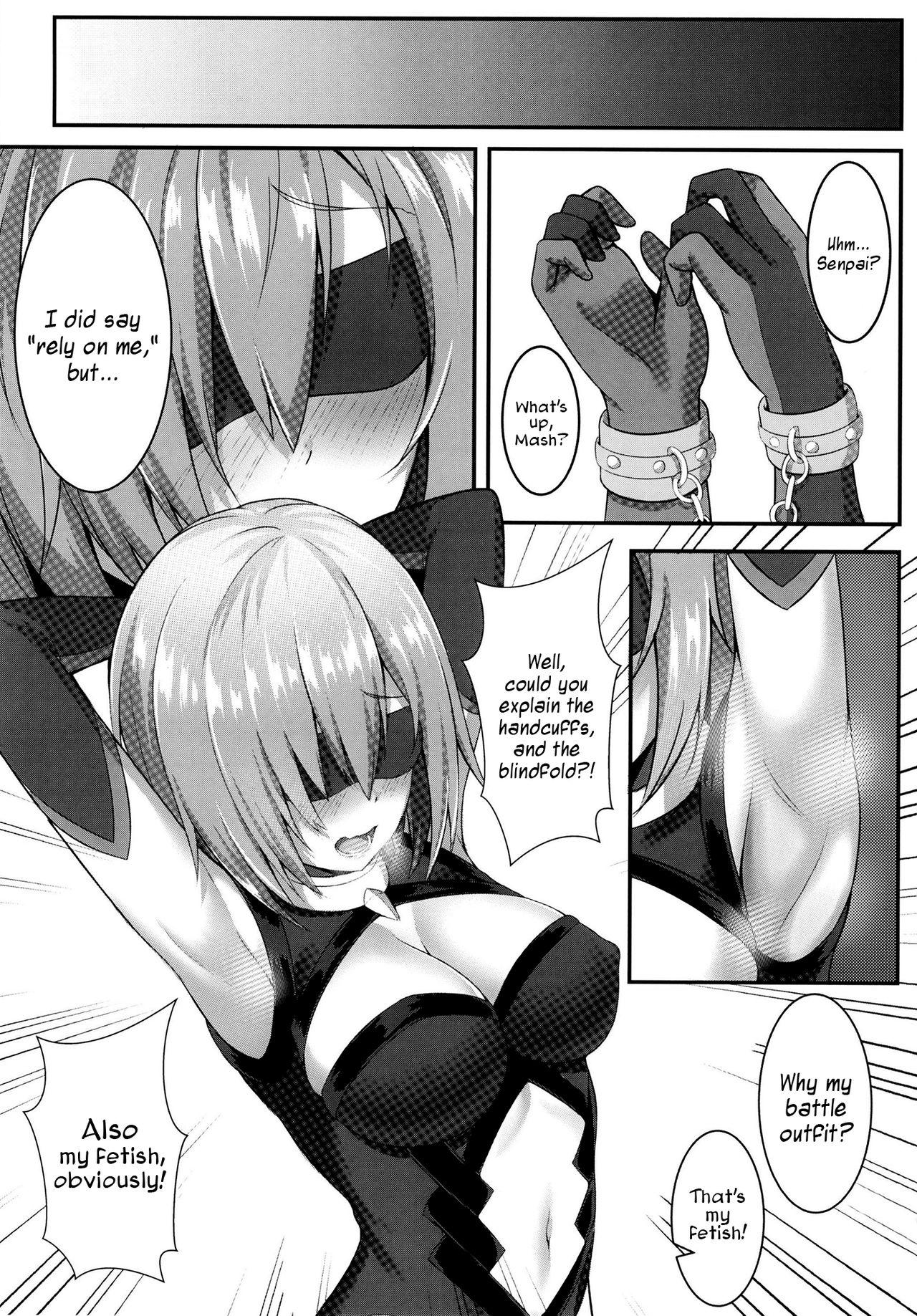 Teen Hardcore Senpai to Ecchi Dekiru no wa Mash dake desu!! | Only Mash Can Handle Senpai's Kinks!! - Fate grand order Nudity - Page 7