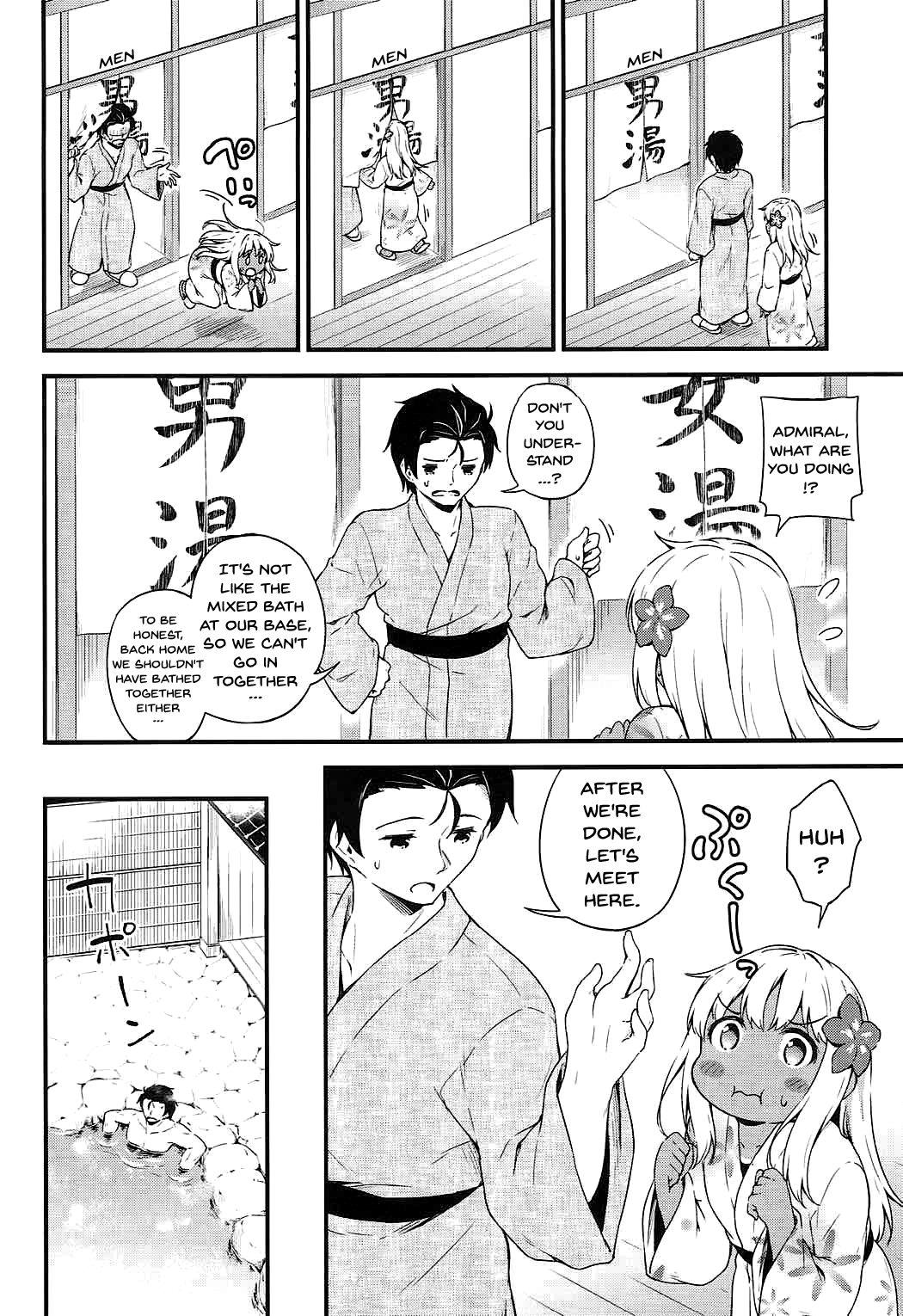 Fucked Hard Ro-chan to Onsen Ryokan de Shippori to desutte - Kantai collection Penis Sucking - Page 5