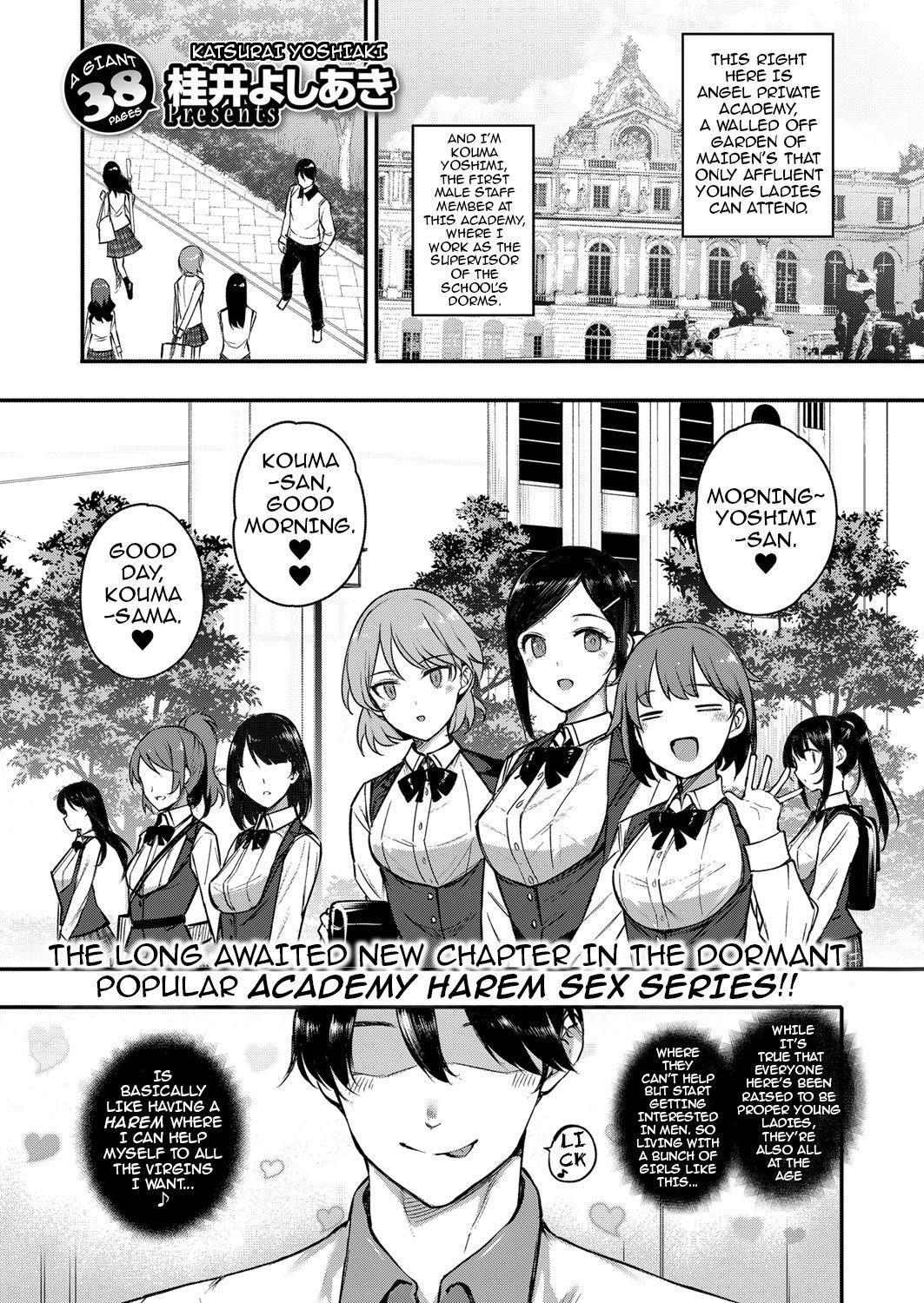 Oldyoung Amatsuka Gakuen no Ryoukan Seikatsu | Angel Academy Hardcore Sex Life 3.5-4.5 Gaycum - Page 9
