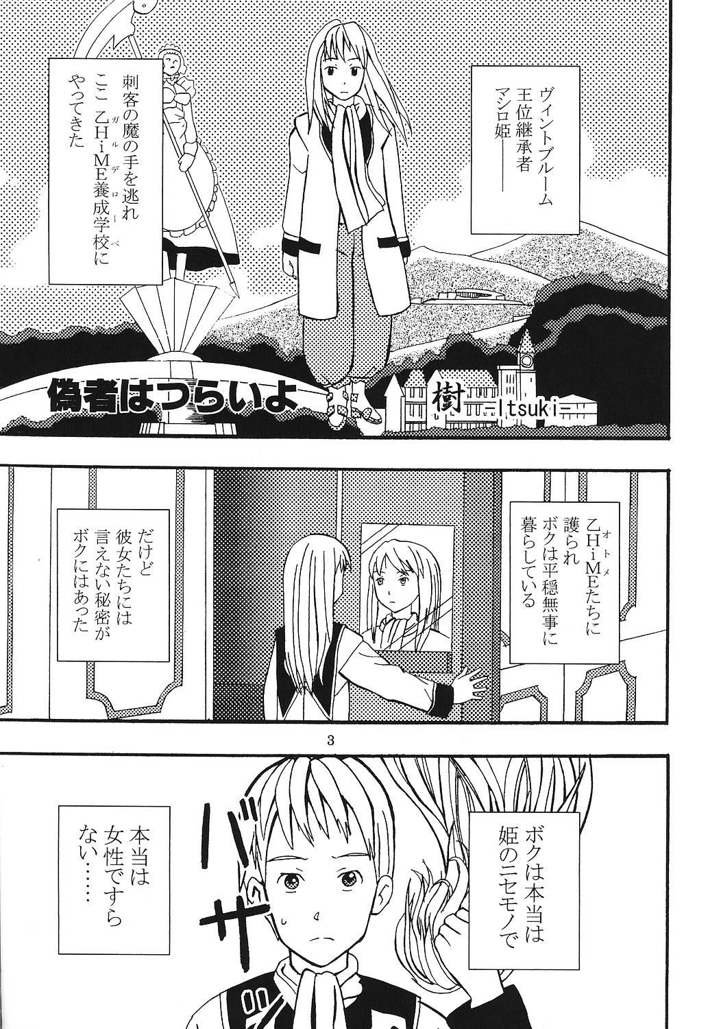 Young SUPER COSMIC BREED 3 - Super robot wars Mai-hime Mai-otome Ball Sucking - Page 4
