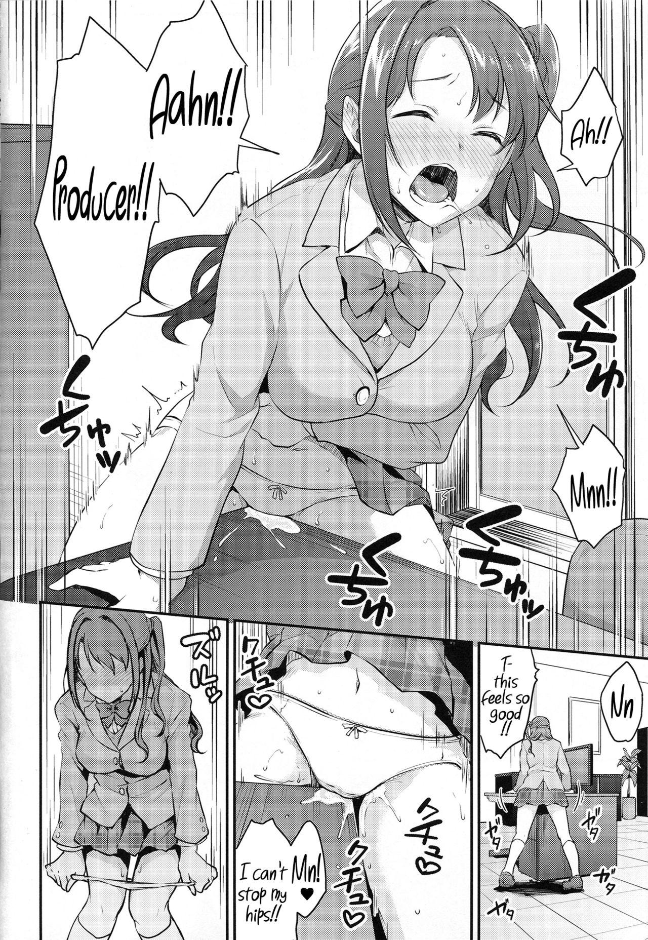 Throat Fuck Uzuki no Himitsu | Uzuki's Secret - The idolmaster Free Blowjobs - Page 5