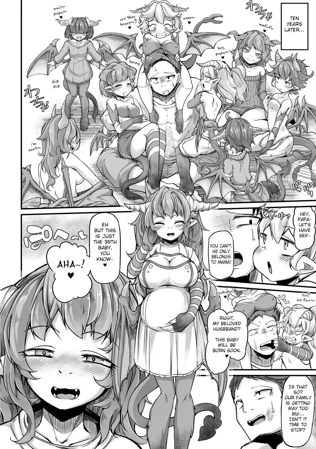 Young Tits [Okunoha] Fukkou!? Ishu Kouhai -Mazoku to Ningen no Kyousei Jidai- 6-wa [English] [FC] [Digital] Roughsex - Page 25