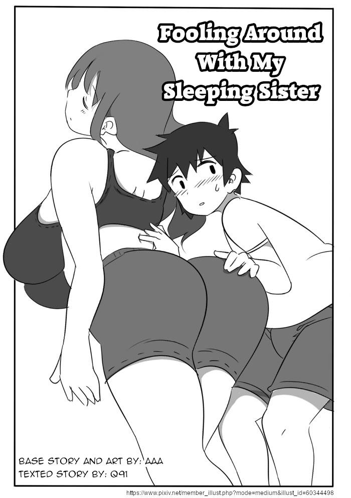 Vip Fooling Around With My Sleeping Sister - Original Olderwoman - Page 1