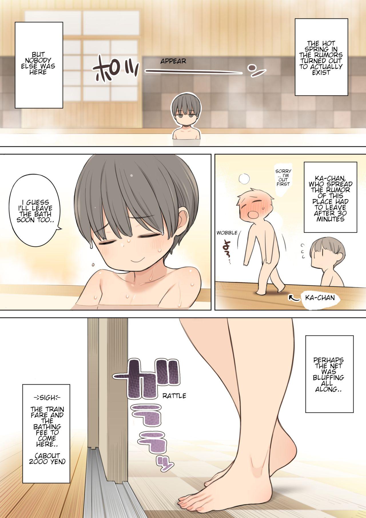 Masturbacion Konyoku Onsen de Toshiue no Onee-san ni Ippai Shasei Sasete Morau Hanashi | Story of how I came a lot with an older oneesan at the mixed hot spring bath - Original Cums - Page 2