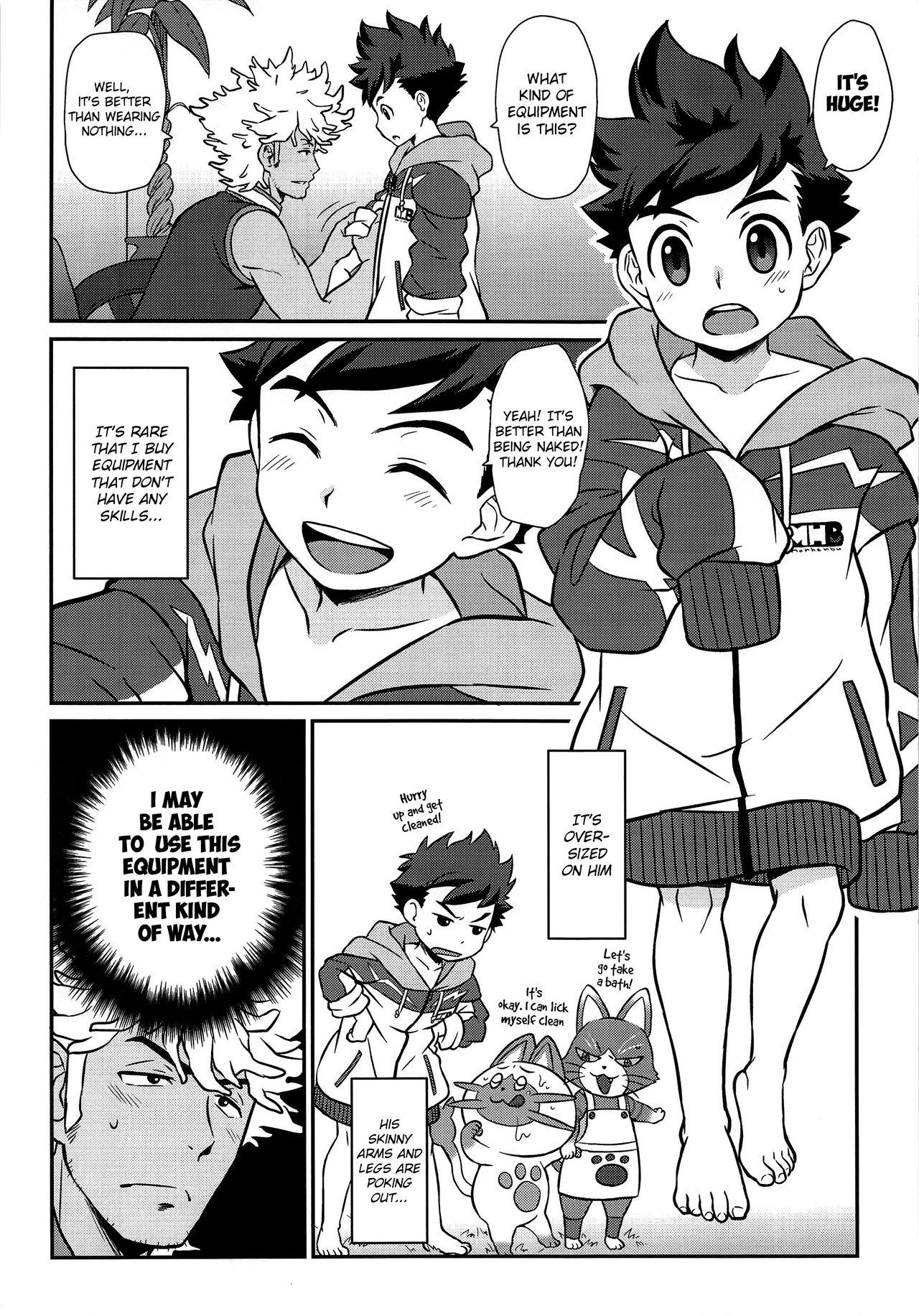 Old Young (Shota Scratch SP5) [Mozuya (Mozuku)] Lute-kun to Riverto-san no Nichijou (Monster Hunter) [English] {TheRobotsGhost} - Monster hunter Bubblebutt - Page 4