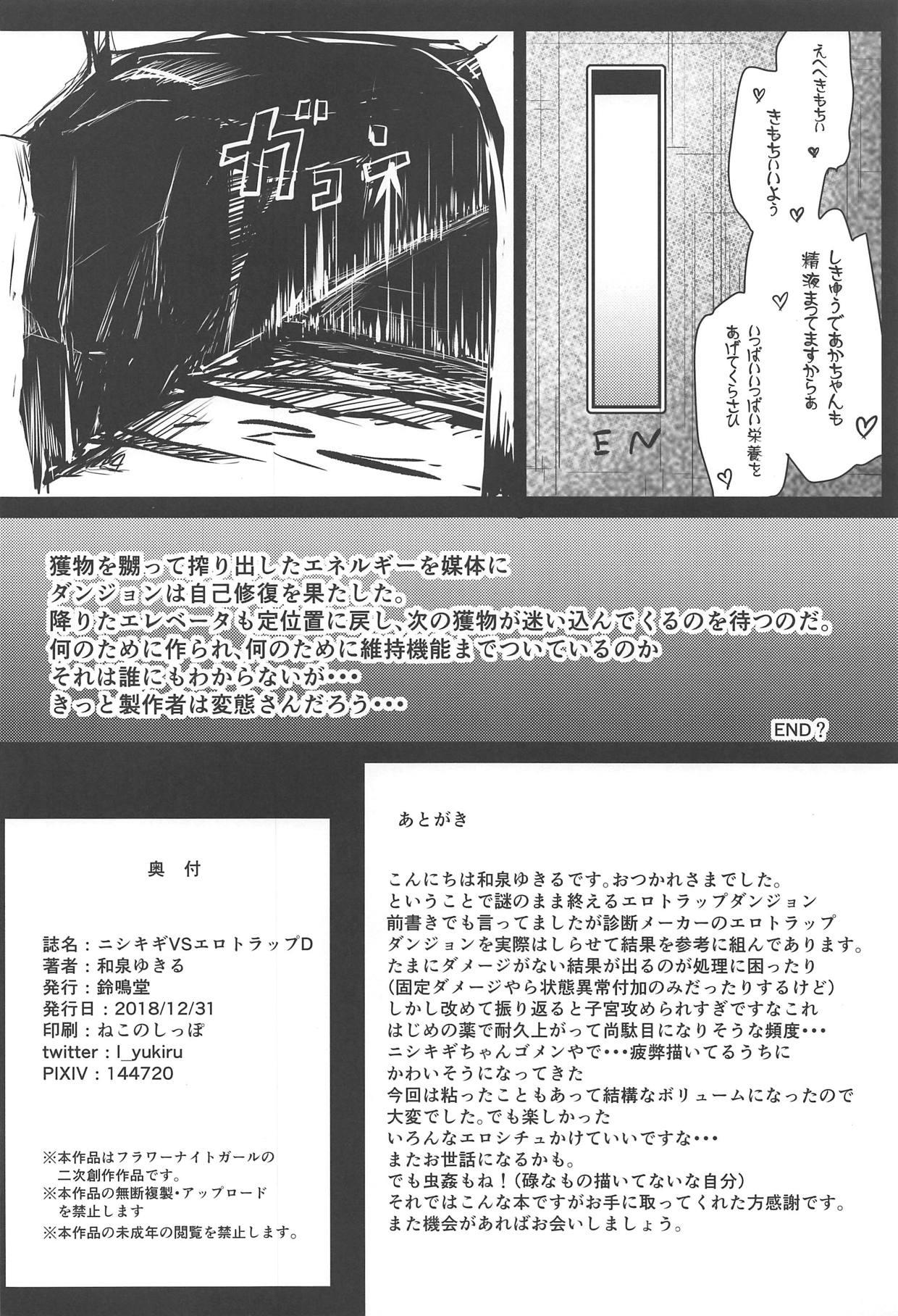 Gay Outdoor Nishikigi VS Ero Trap D - Flower knight girl Comendo - Page 33